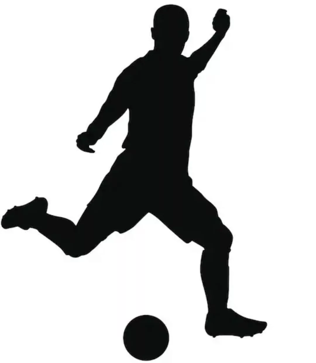 Wall-Art Wandtattoo »Fußball Wandaufkleber Fußballer«, (1 St.), selbstklebe günstig online kaufen