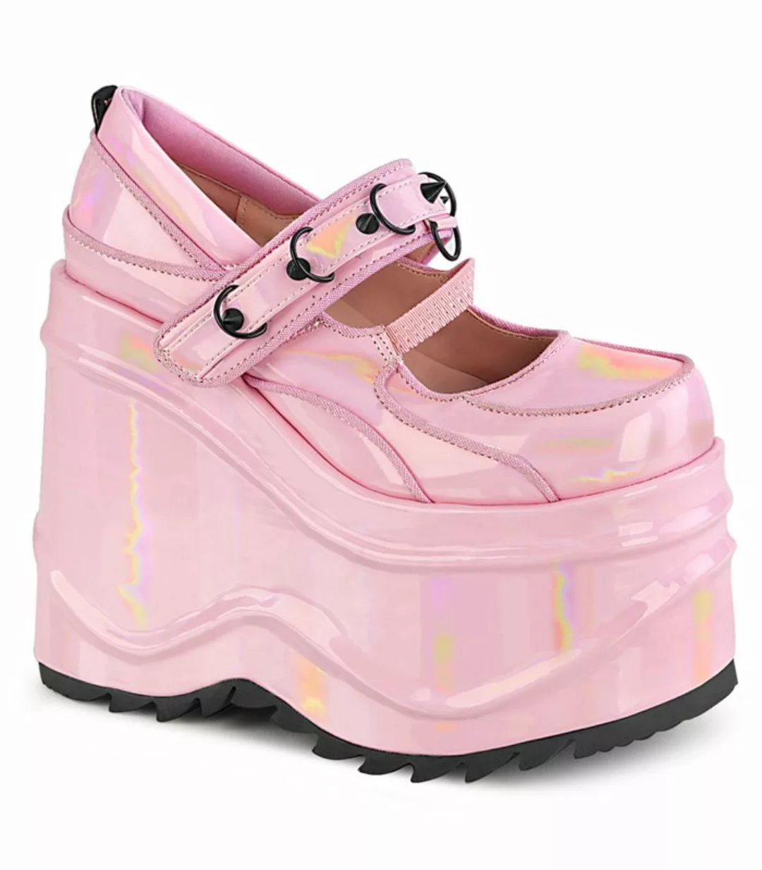 Plateau Boots WAVE-48 Pink lack (Schuhgröße: EUR 37) günstig online kaufen