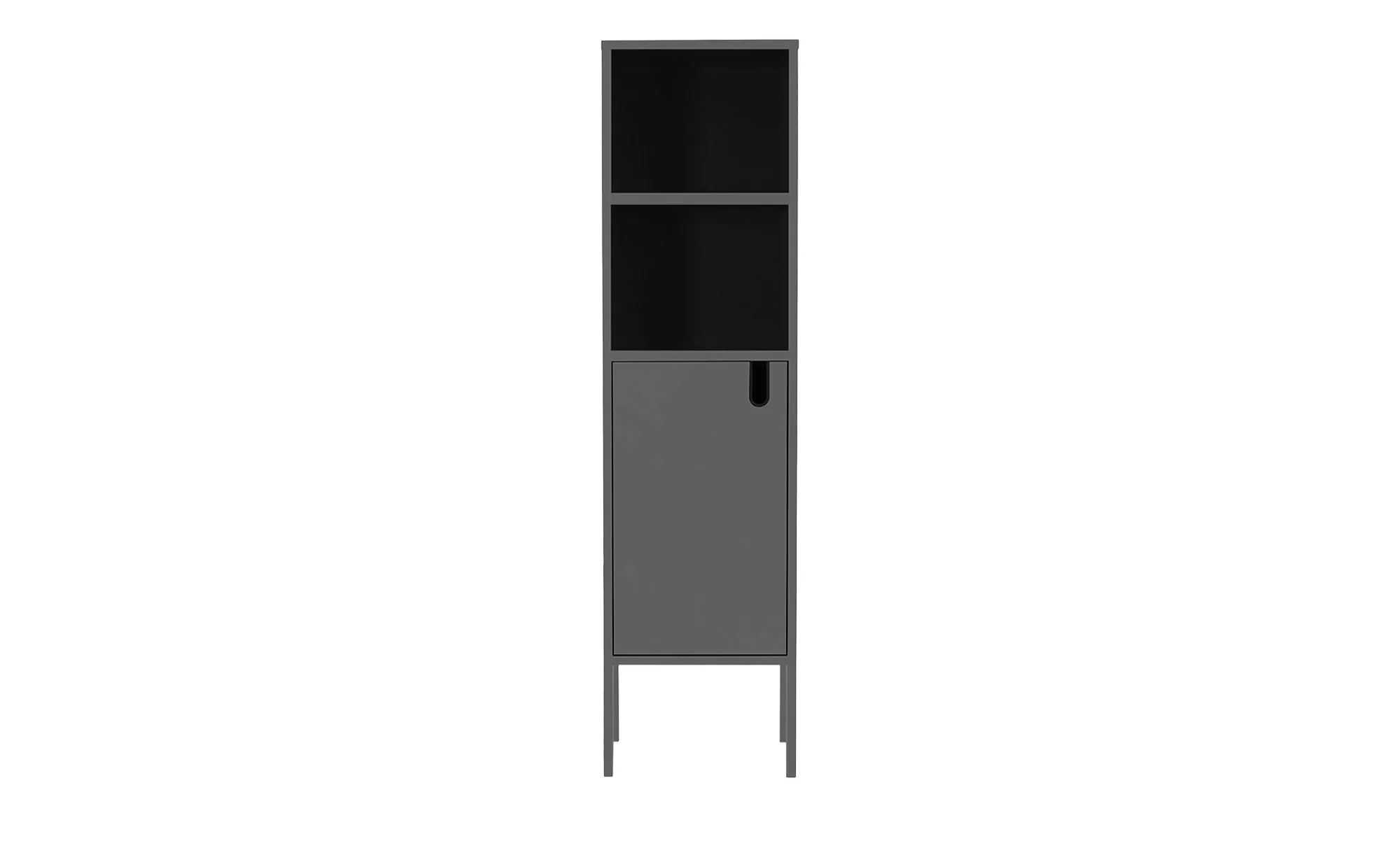 Highboard  Uno ¦ grau ¦ Maße (cm): B: 40 H: 152 T: 40 Kommoden & Sideboards günstig online kaufen