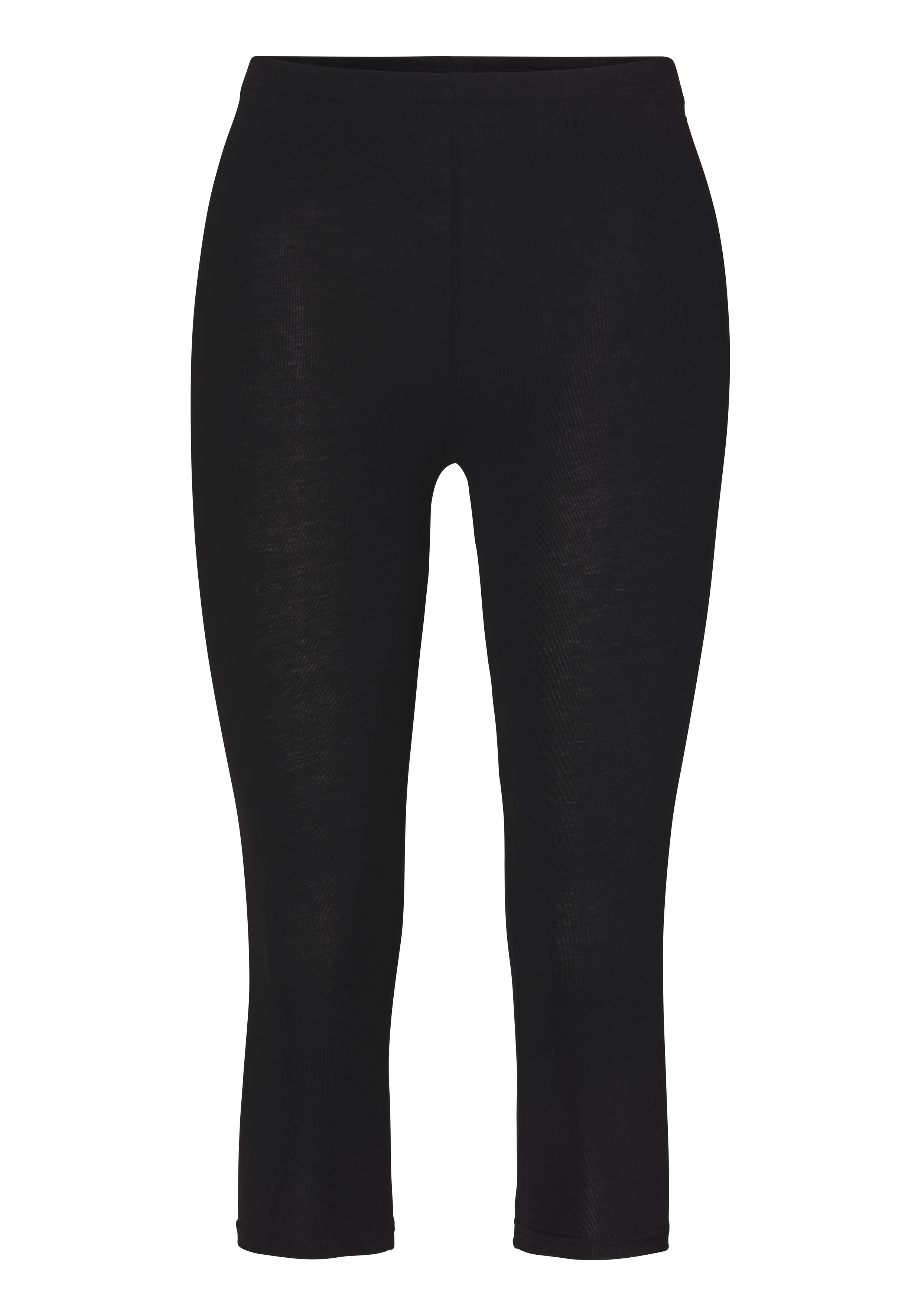 Sarlini 3/4-Leggings, Damen Capri ¾ Legging aus weicher, bequemer Baumwolle günstig online kaufen