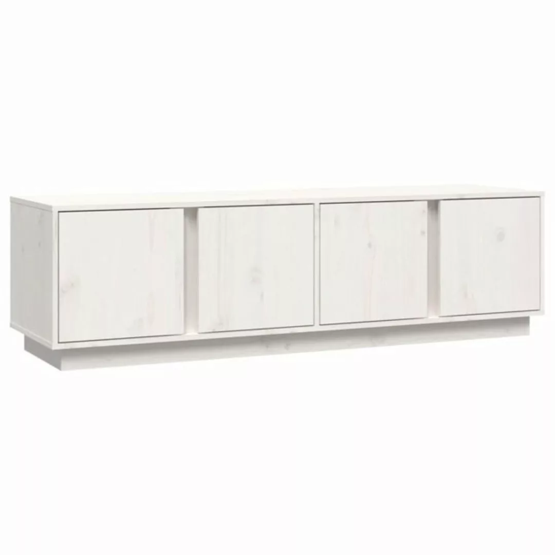 furnicato TV-Schrank Weiß 140x40x40 cm Massivholz Kiefer (1-St) günstig online kaufen