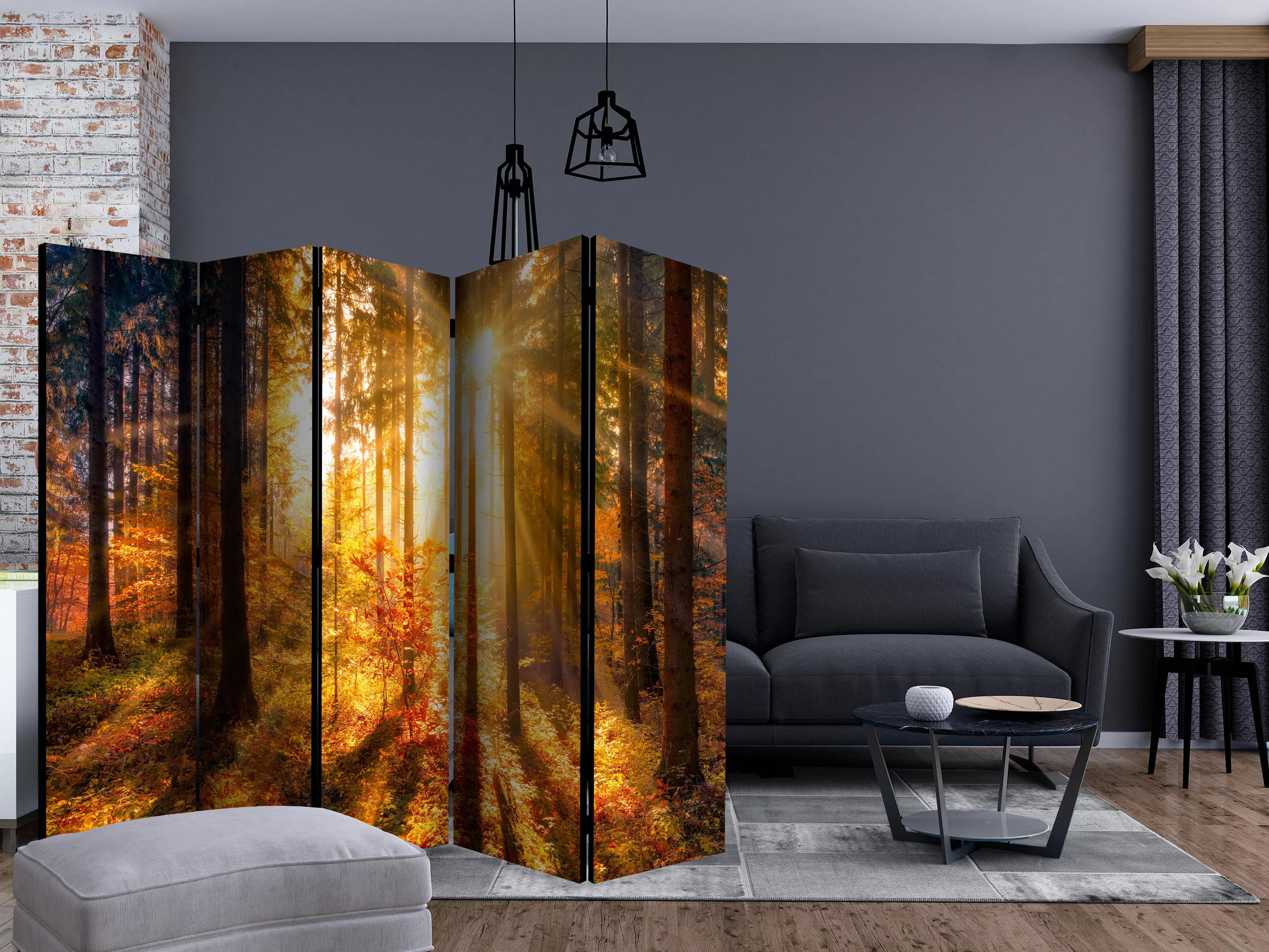 5-teiliges Paravent - Autumn Awakening Ii [room Dividers] günstig online kaufen