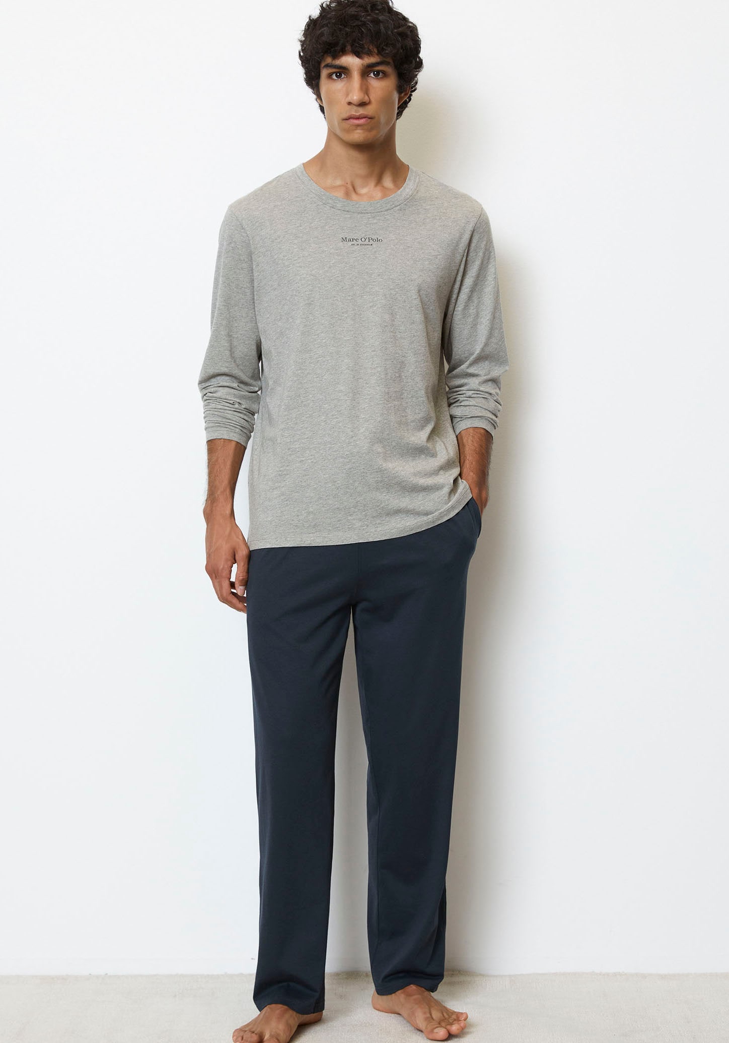 Marc OPolo Pyjama "Mix & Match Cotton", (Set, 2 tlg.), mit Markenlogo auf d günstig online kaufen