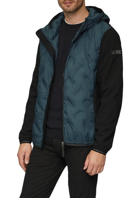 s.Oliver Steppjacke mit Softshell-Ärmeln und Kapuze günstig online kaufen