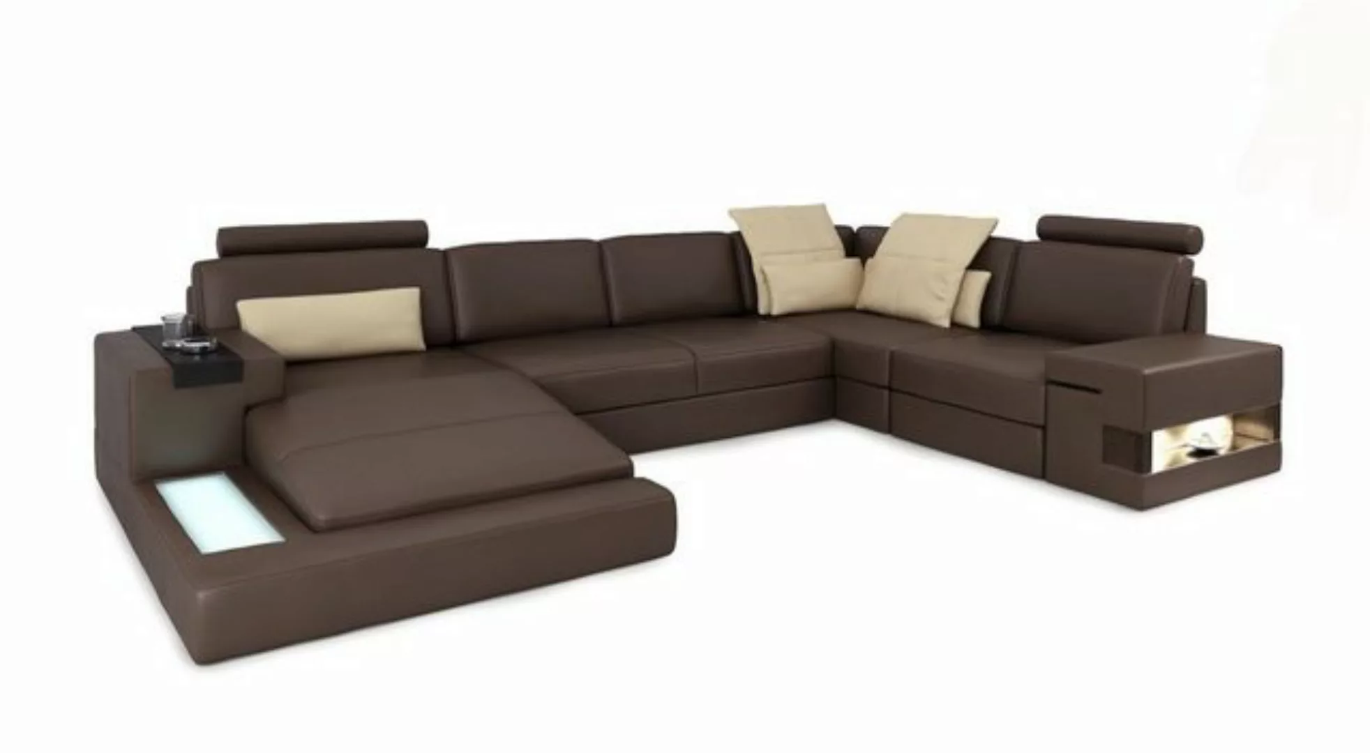 JVmoebel Ecksofa, U Form Sofa Couch Polster Wohnlandschaft Design Ecksofa L günstig online kaufen