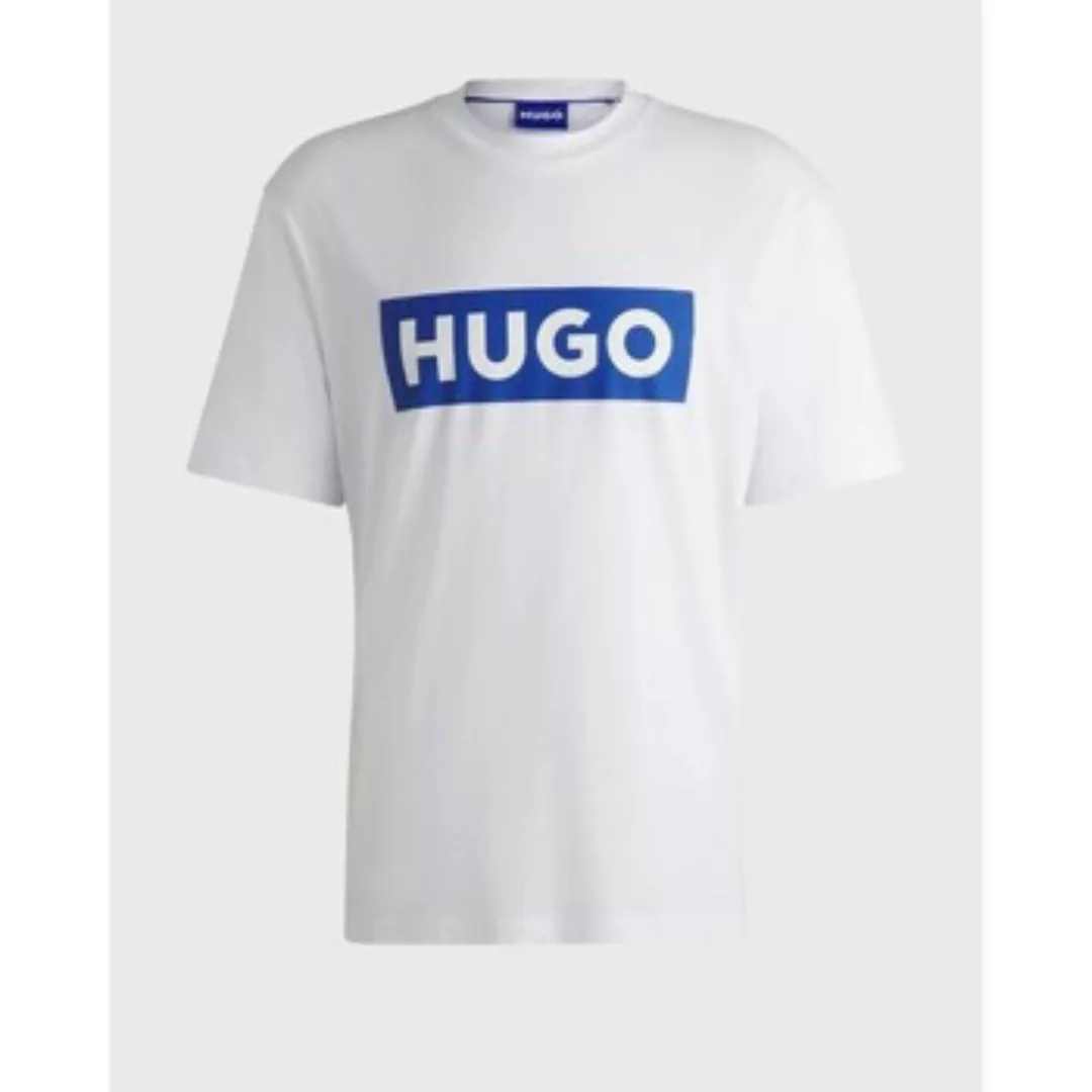 HUGO Blue T-Shirt Nico mit großem Logo-Print, Unisex günstig online kaufen