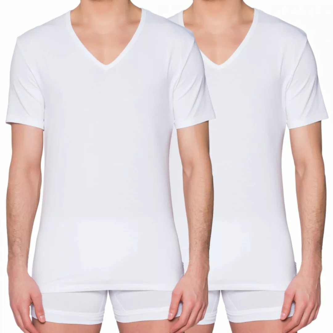 Calvin Klein 2er-Set T-Shirt in weiss günstig online kaufen