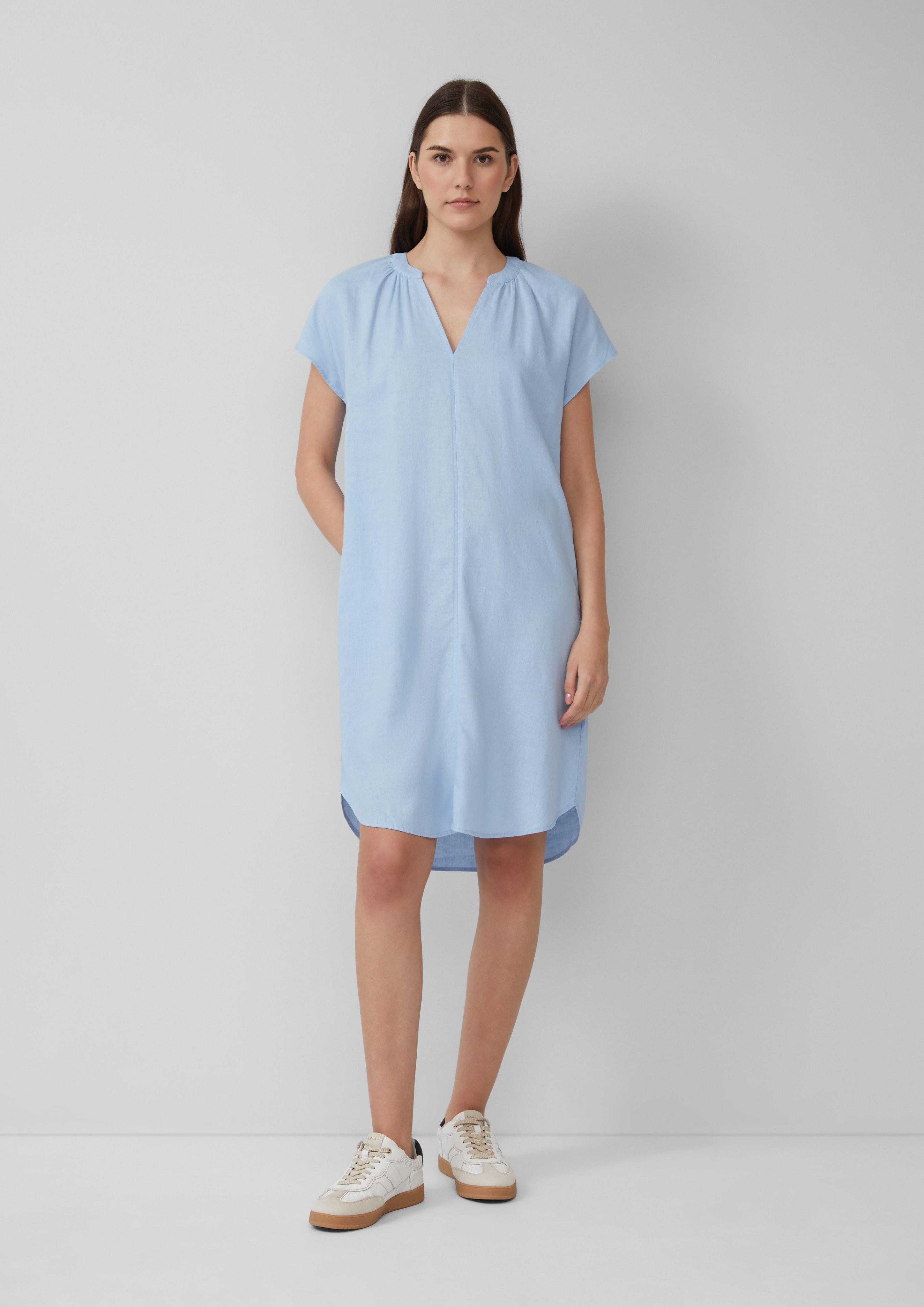 s.Oliver Minikleid Blusenkleid aus Leinenmix mit günstig online kaufen
