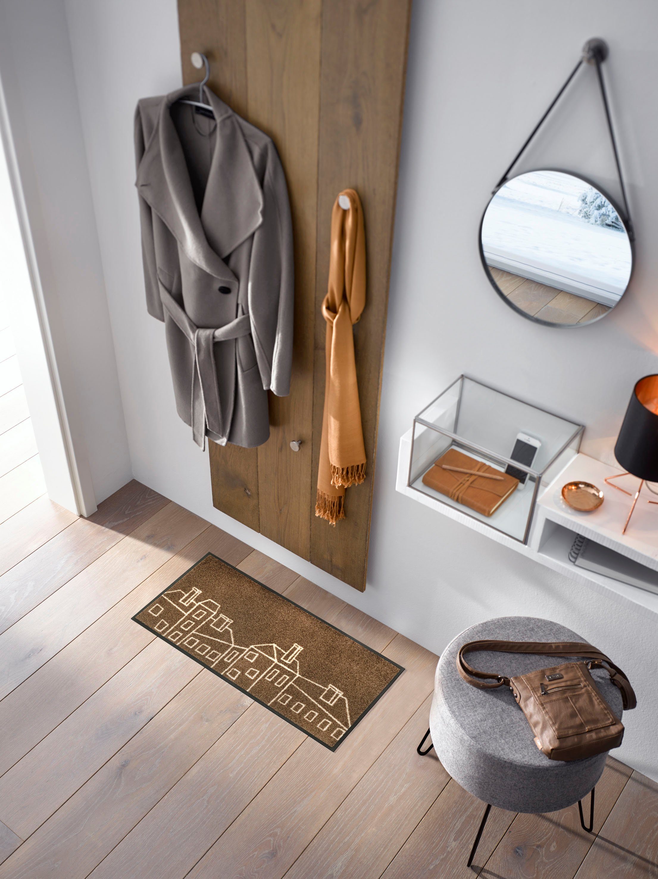 wash+dry by Kleen-Tex Läufer Linecity, rechteckig, günstig online kaufen
