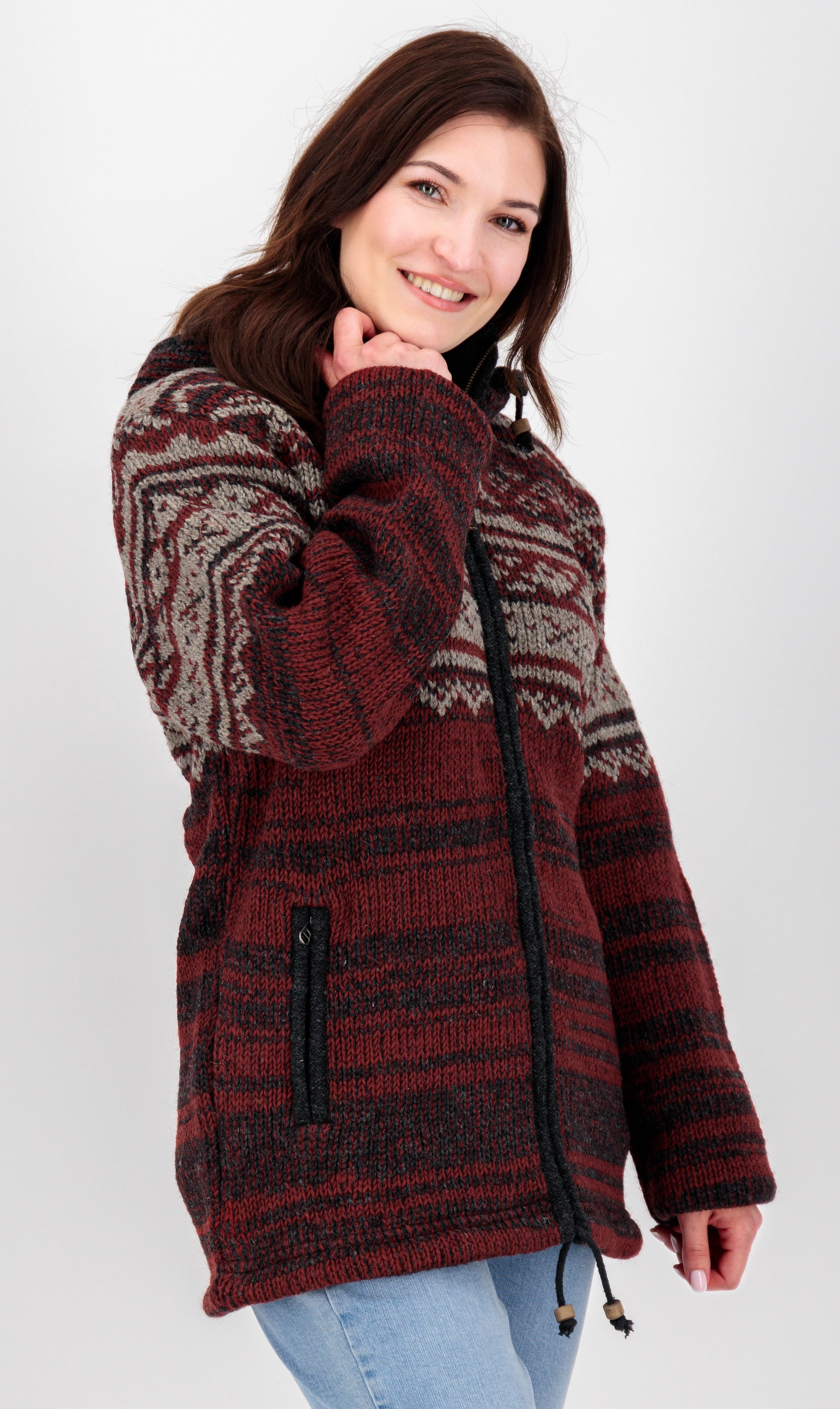 DEPROC Active Wolljacke ANNAPURNA CS Strickjacke günstig online kaufen