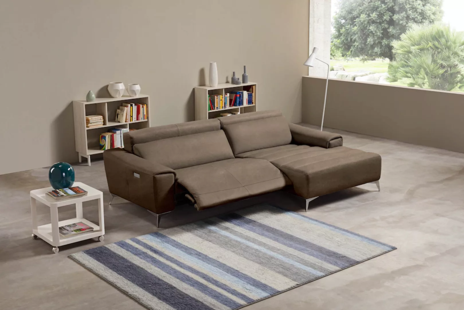 Egoitaliano Ecksofa "Suzette, Designsofa mit hohem Sitzkomfort", mit Recami günstig online kaufen