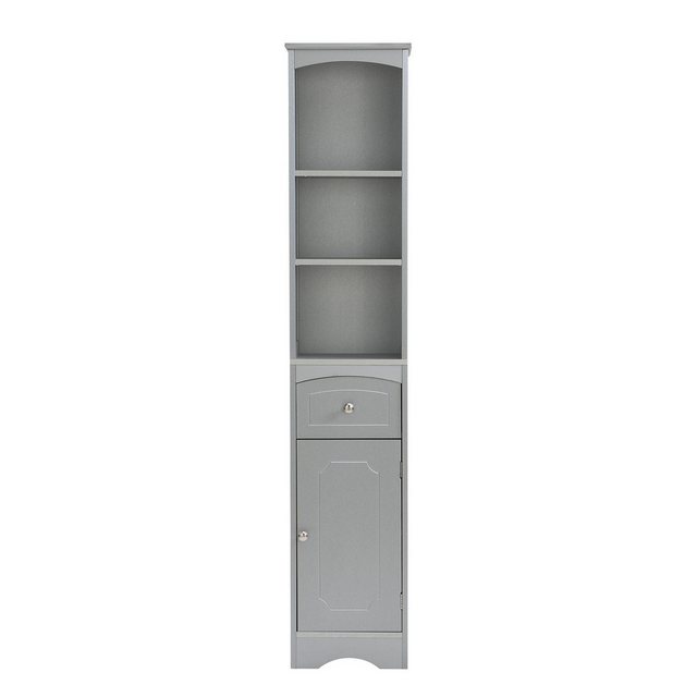 DOPWii Stauraumschrank 34x24x170cm,Badezimmerschrank mit 1 Schublade,Verste günstig online kaufen