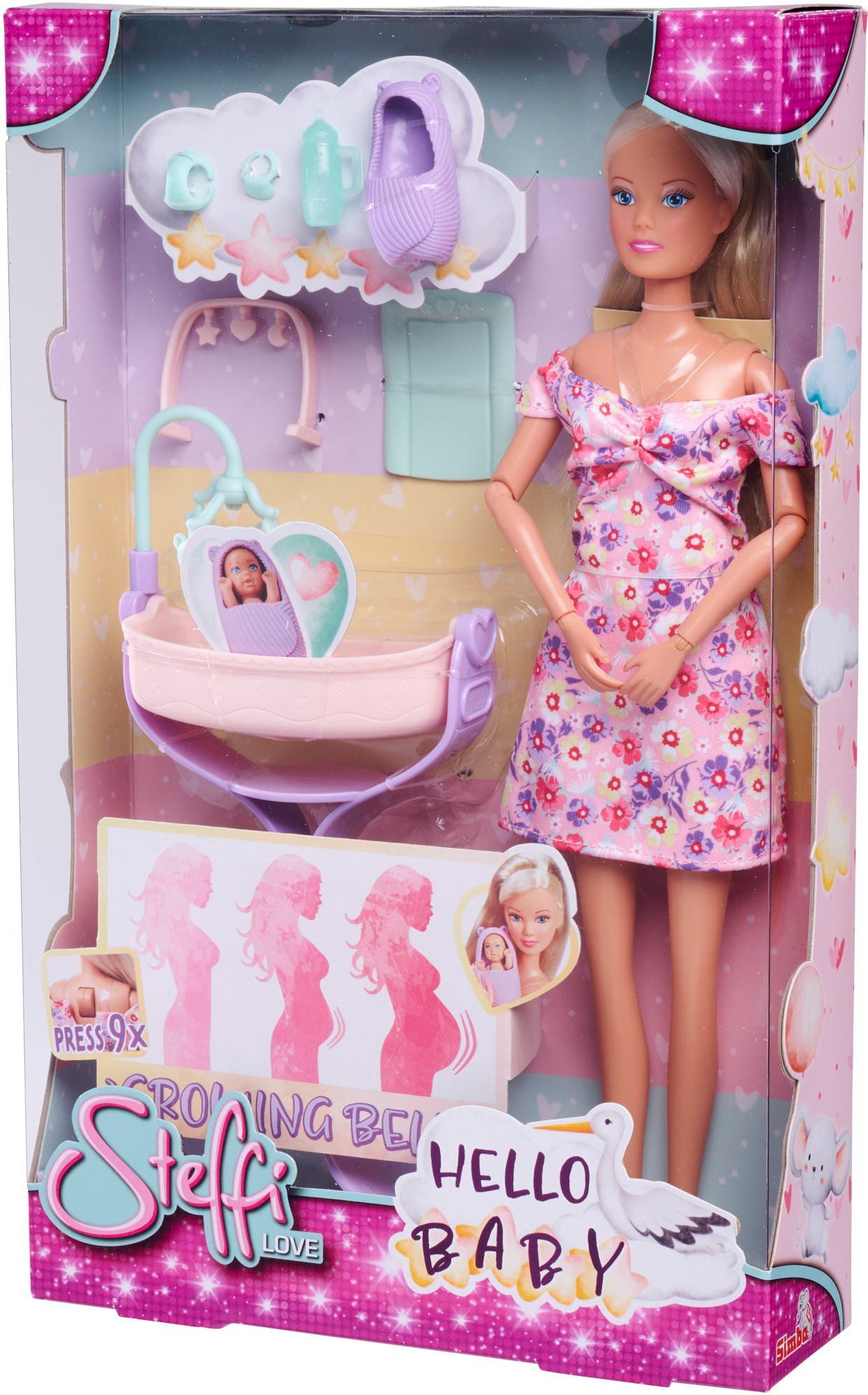 SIMBA Anziehpuppe Steffi Love, Hello Baby, günstig online kaufen