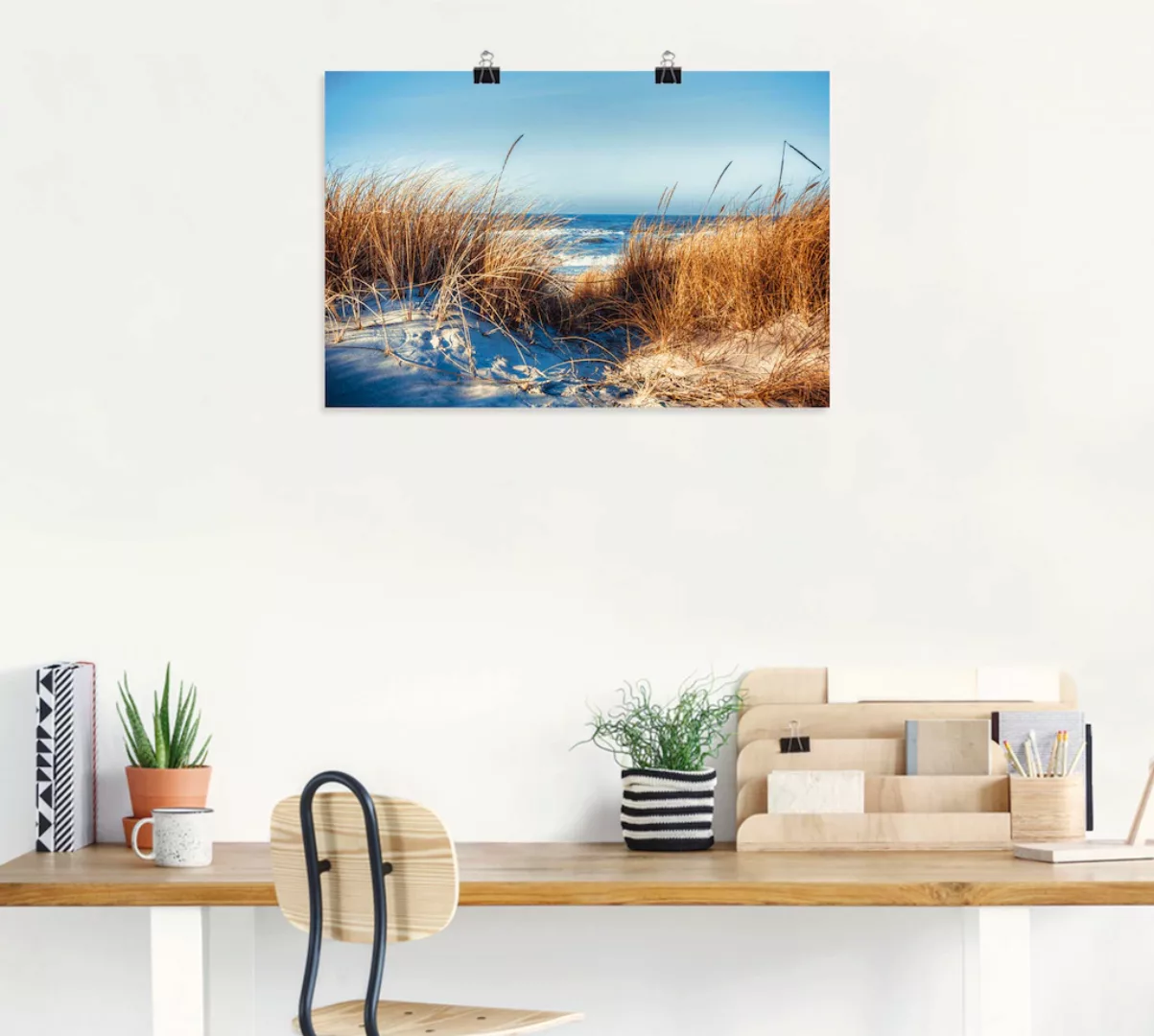 Artland Wandbild »Am Strand«, Strand, (1 St.), als Leinwandbild, Poster in günstig online kaufen