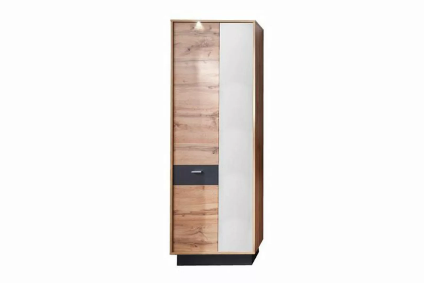 ebuy24 Kleiderschrank Coris Kleiderschrank 2 Türen, inkl. Licht, Eiche D (1 günstig online kaufen