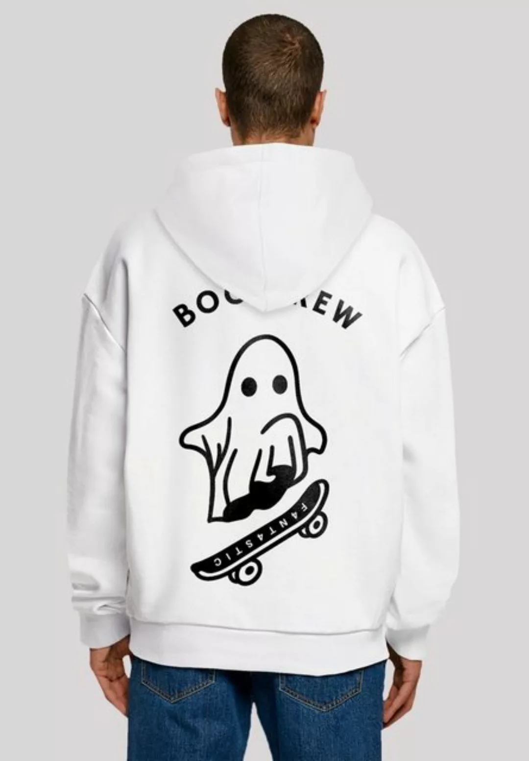 F4NT4STIC Kapuzenpullover Boo Crew Halloween Print günstig online kaufen