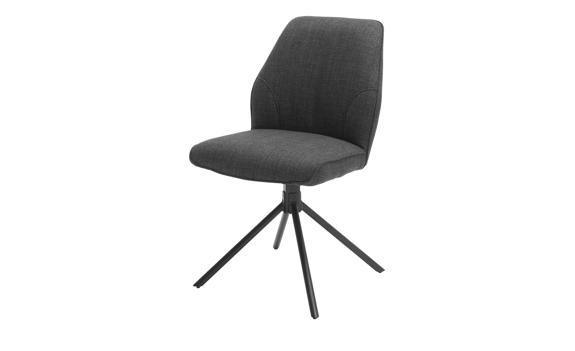 Esszimmerstuhl  drehbar Pemba ¦ grau ¦ Maße (cm): B: 49 H: 88 T: 63.0 Stühl günstig online kaufen