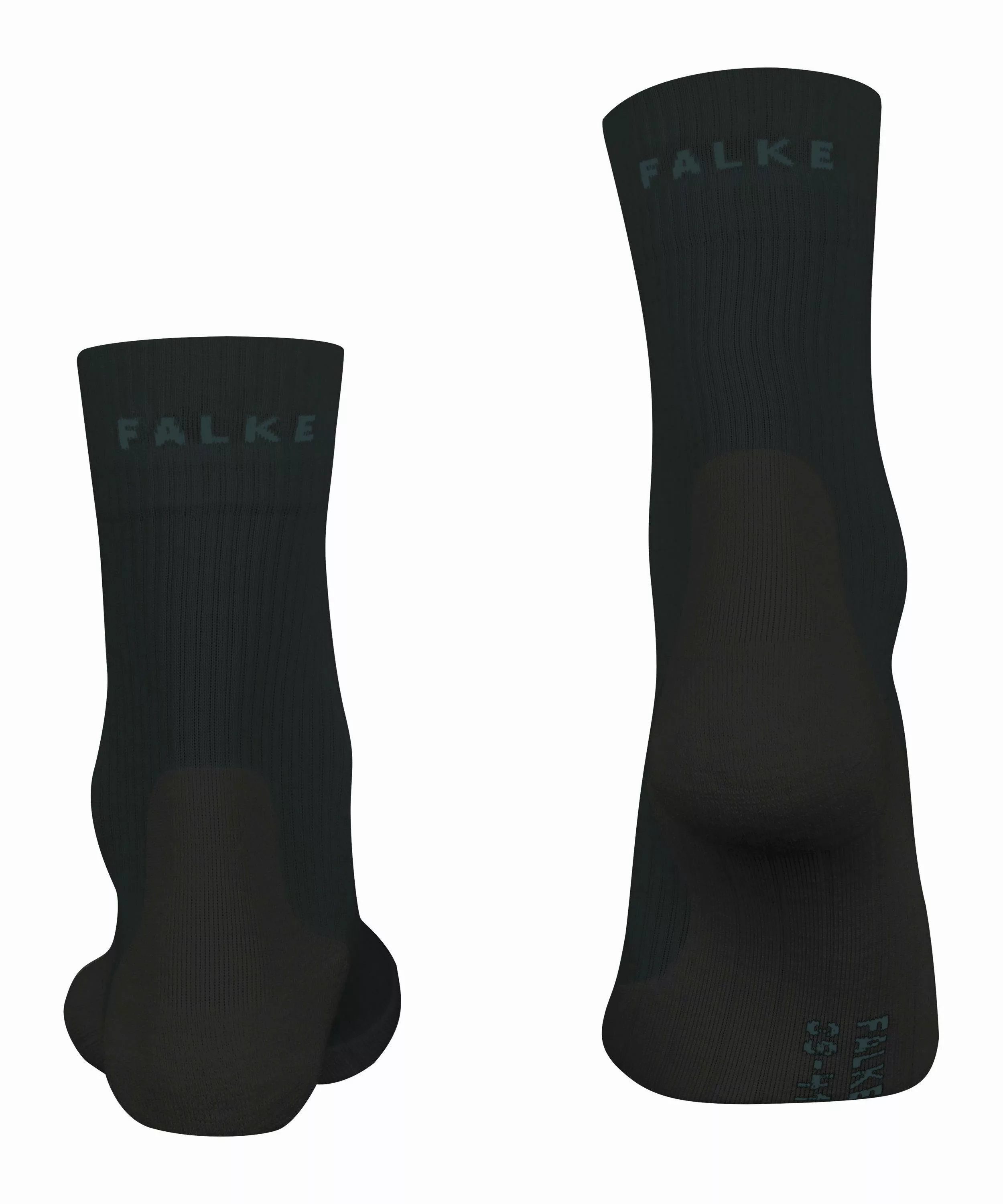 FALKE TE4 Herren Tennis Socken, 44-45, Schwarz, Baumwolle, 16845-300004 günstig online kaufen