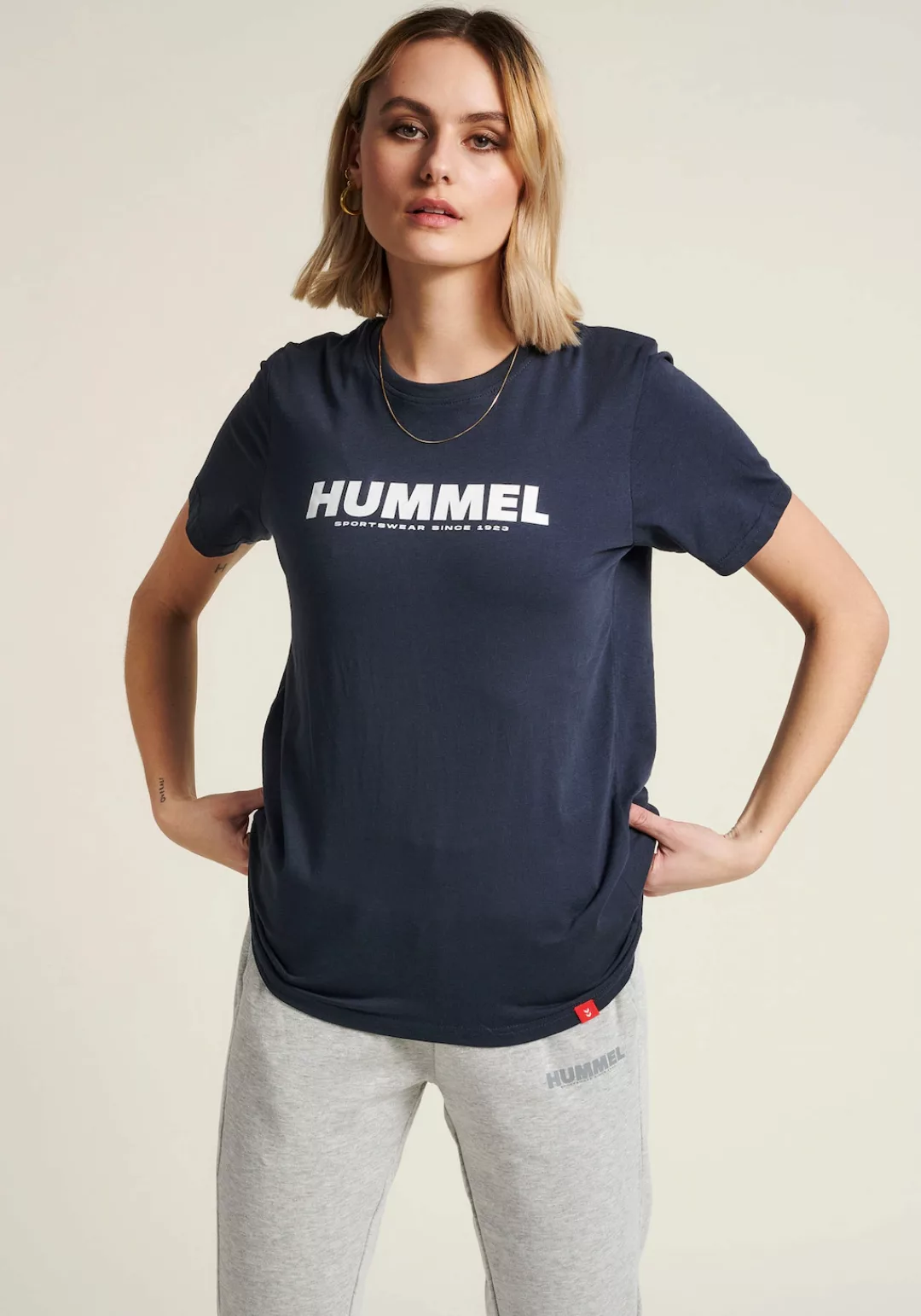 hummel T-Shirt mit Logo Print günstig online kaufen