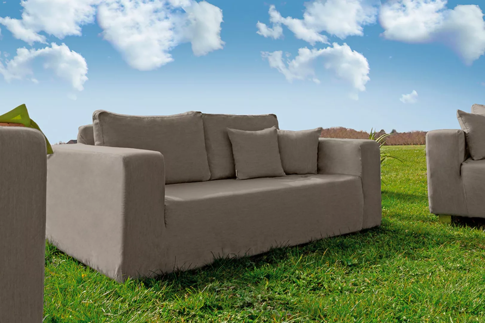 Fink 2-Sitzer "CARLO", für Outdoor geeignet, UV beständig, Breite 186 cm günstig online kaufen