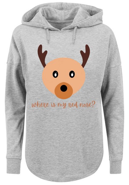 F4NT4STIC Kapuzenpullover "Red Nose Weihnachten", Print günstig online kaufen