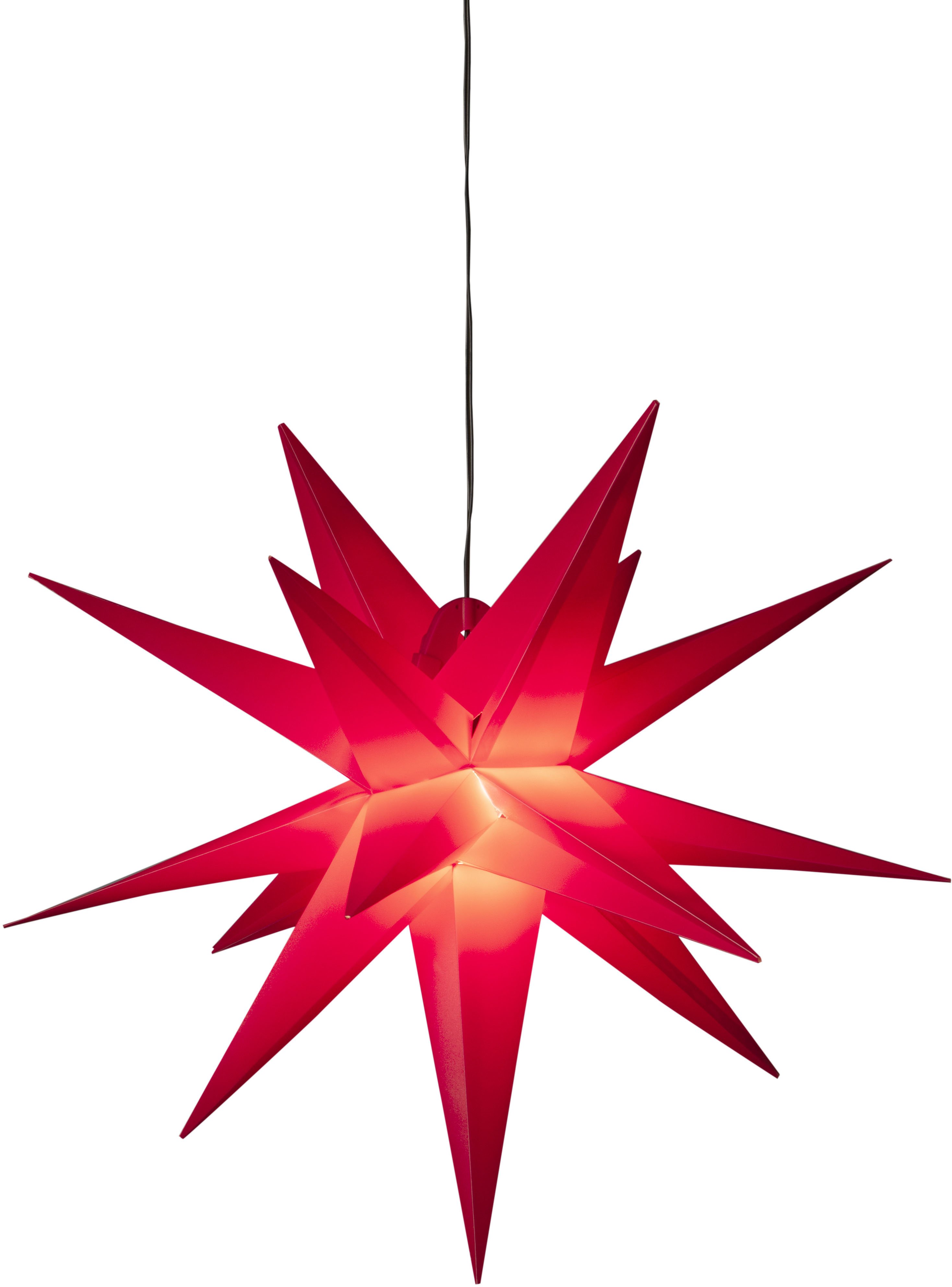KONSTSMIDE LED Stern »3-D Kunststoffstern«, inkl. Leuchtmittel, 1 warm weiß günstig online kaufen