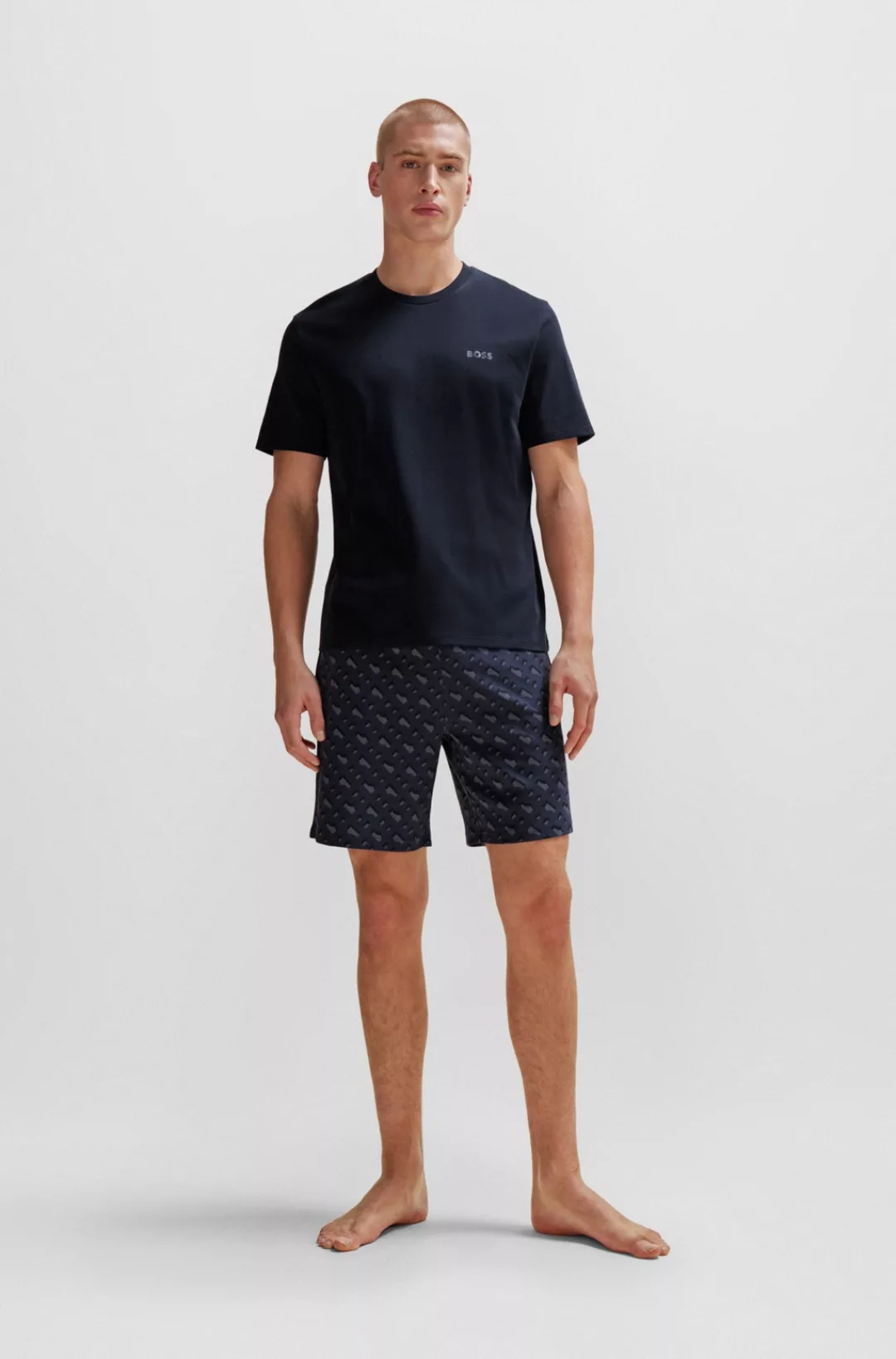 BOSS Sweatshorts Mono Short Set 10251231 01 (Set, 2-tlg., 2er Set) mit graf günstig online kaufen