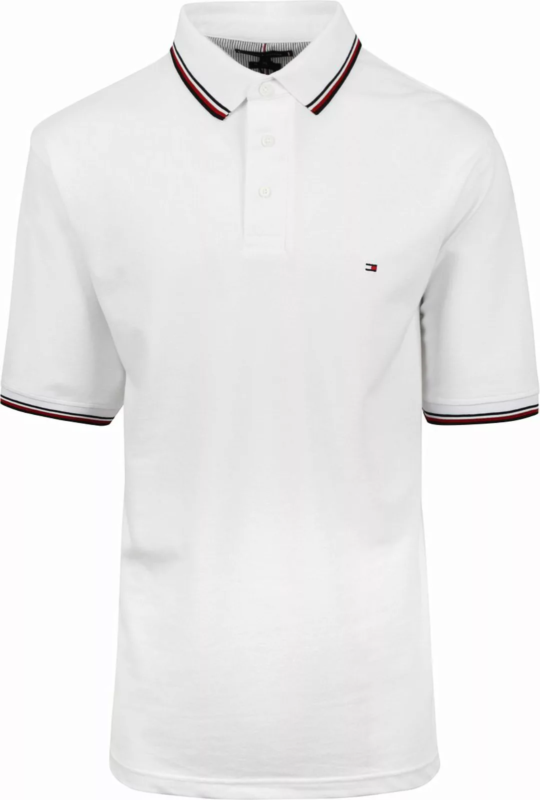 Tommy Hilfiger Big and Tall Polo Shirt Weiß - Größe XXL günstig online kaufen