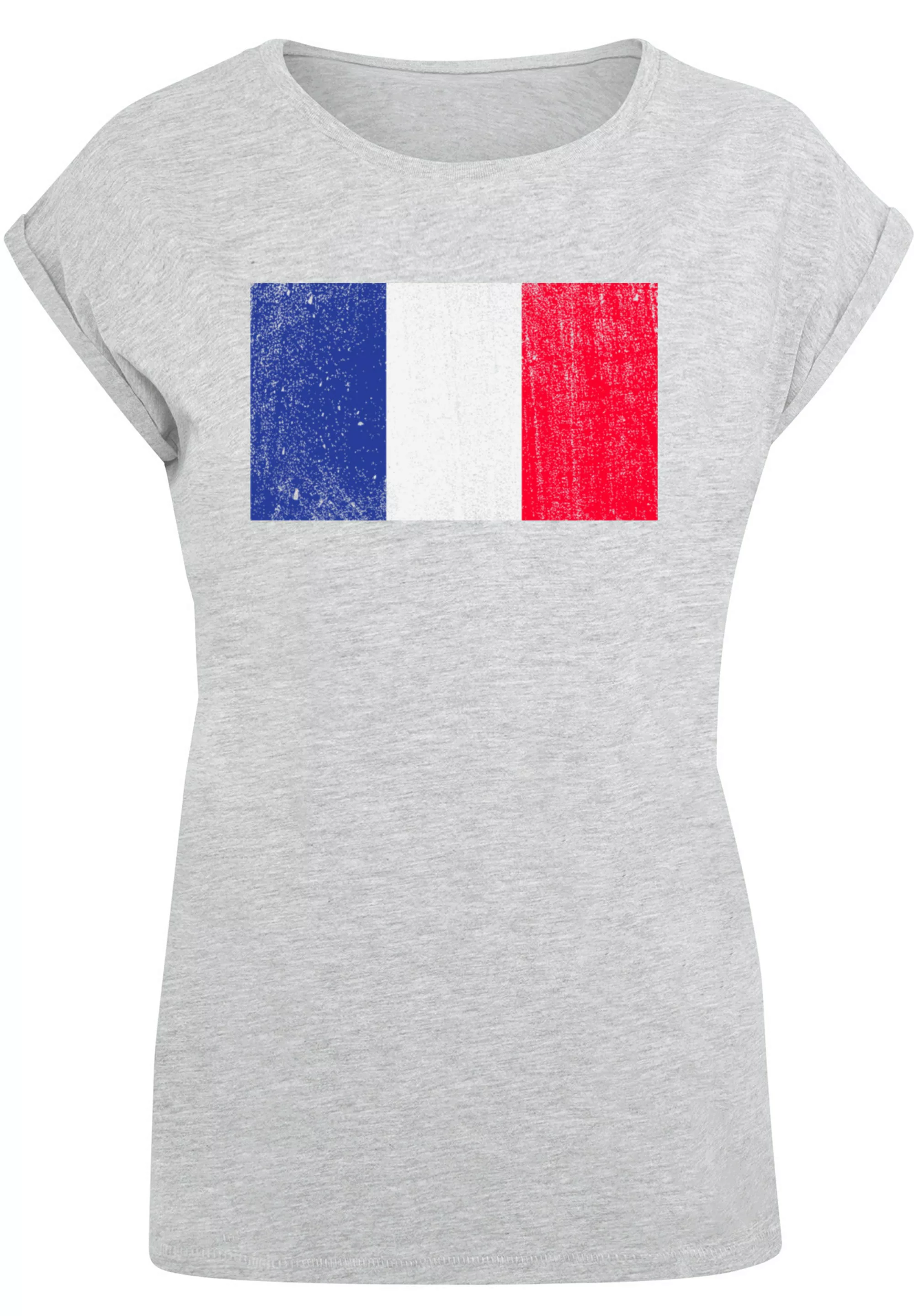 F4NT4STIC T-Shirt "France Frankreich Flagge distressed", Print günstig online kaufen