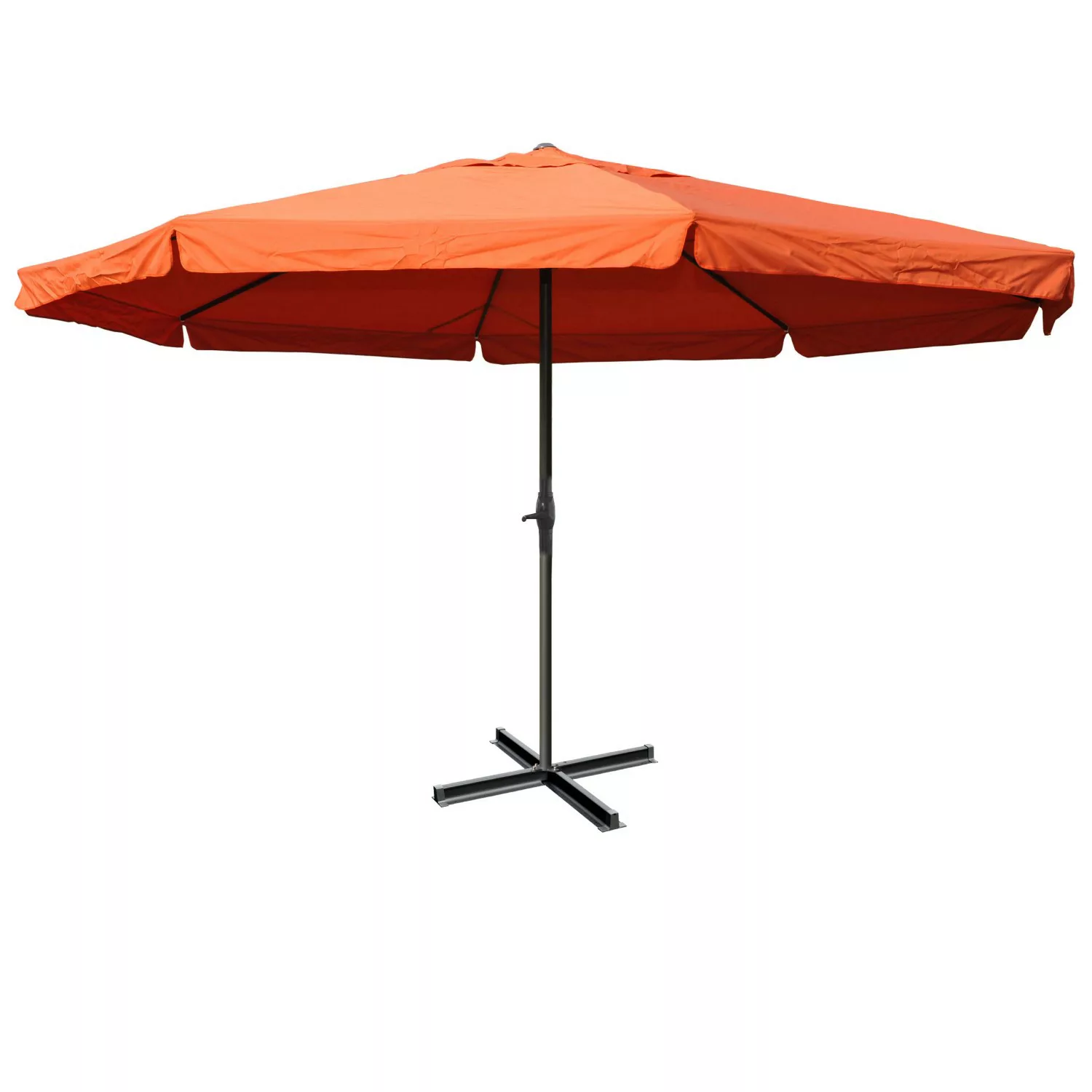 MCW Sonnenschirm Carpi Pro Ø5m Terracotta ohne Ständer günstig online kaufen