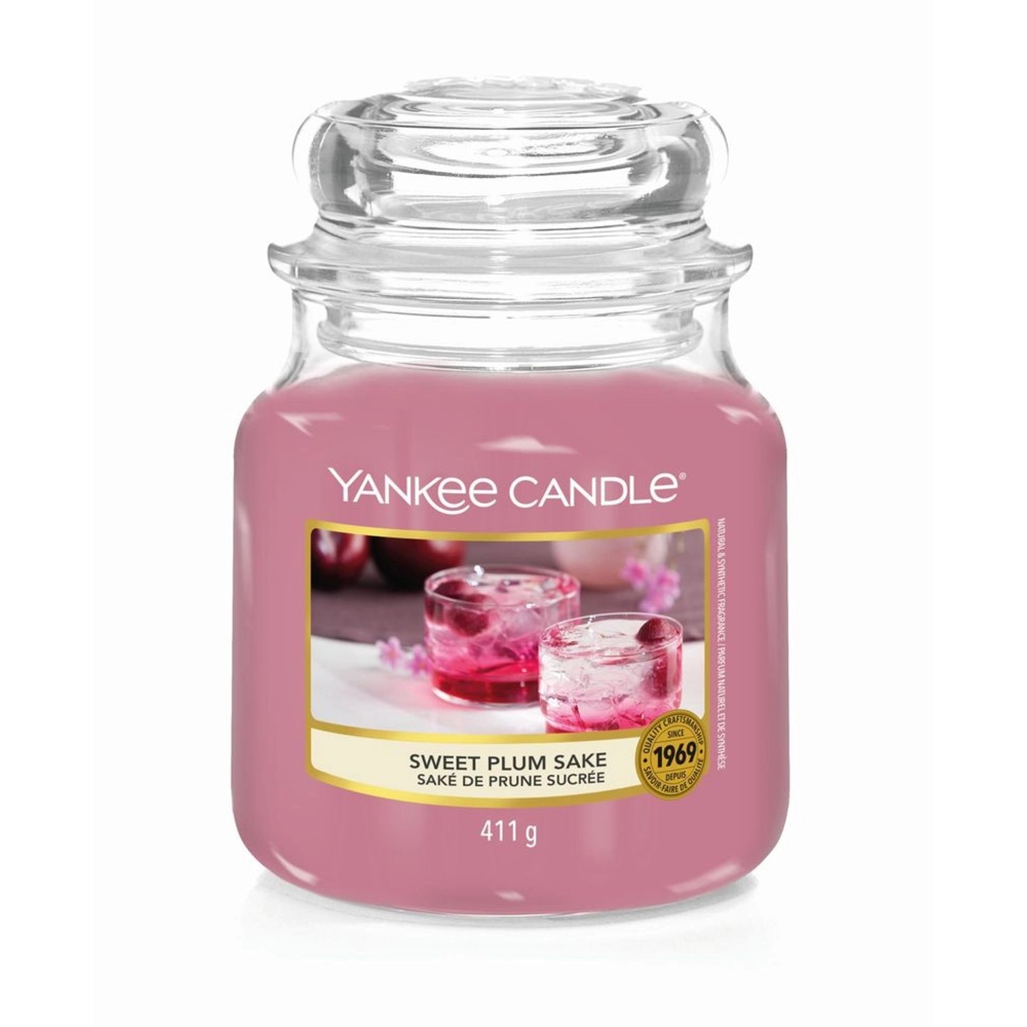 Yankee Candle Duftkerze Sweet Plum Sake 411 g günstig online kaufen