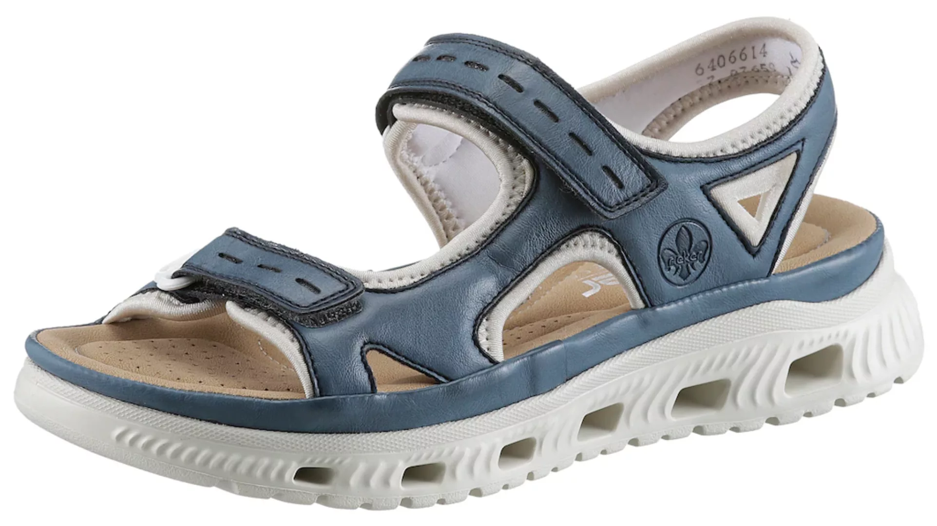 Rieker Sandale "Outdoorsandale", Sommerschuh, Sandalette, Plateauabsatz, mi günstig online kaufen