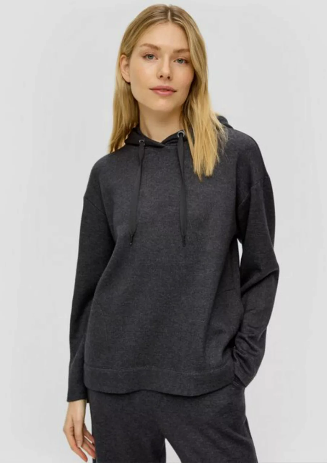 s.Oliver Sweatshirt Hoodie aus Viskosemix günstig online kaufen