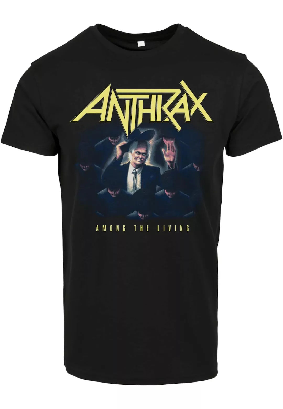 Merchcode Kurzarmshirt "Merchcode Herren Anthrax Among The Living Follow Me günstig online kaufen