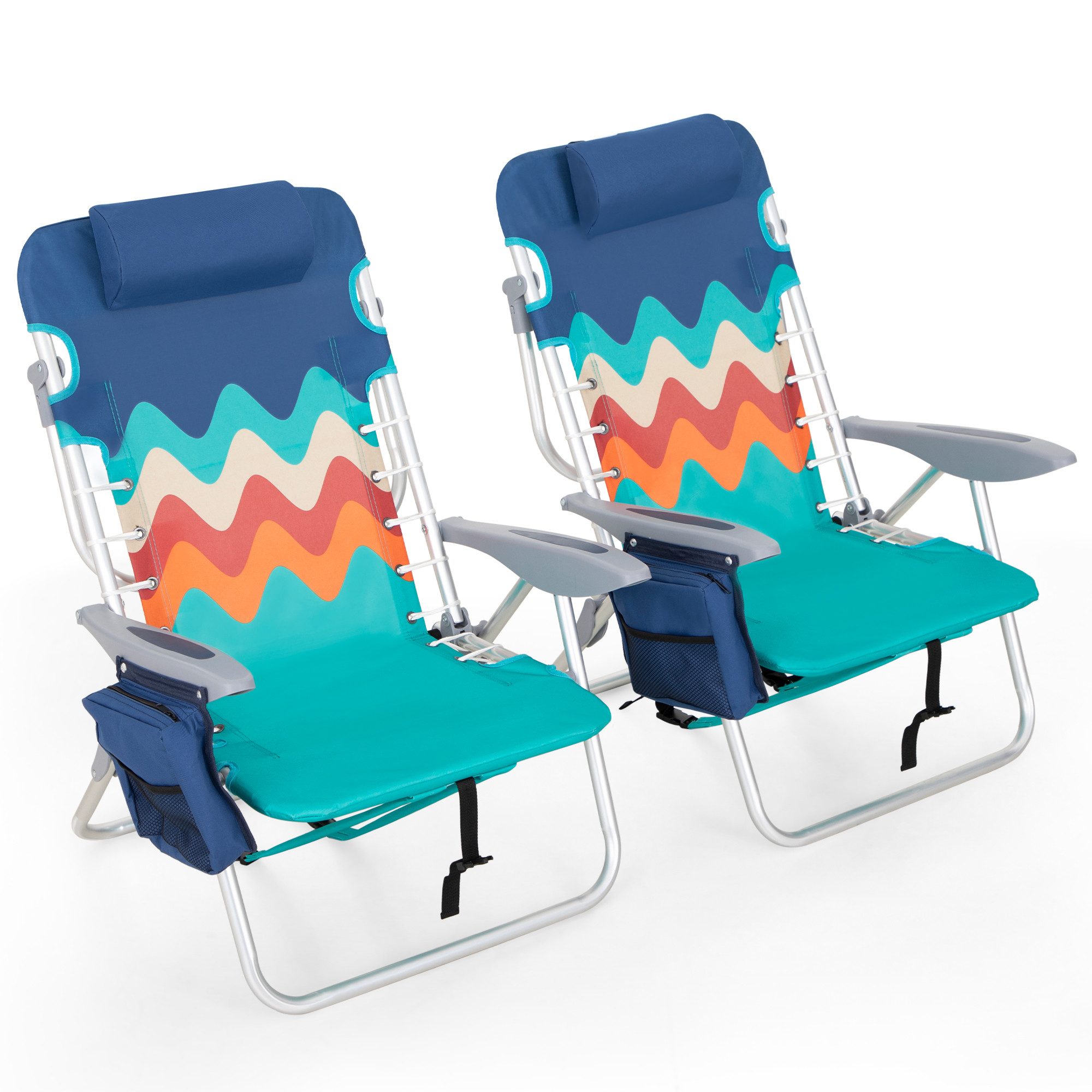 ALPHA CAMP Klappstuhl (Strandstuhl 2er Set), günstig online kaufen