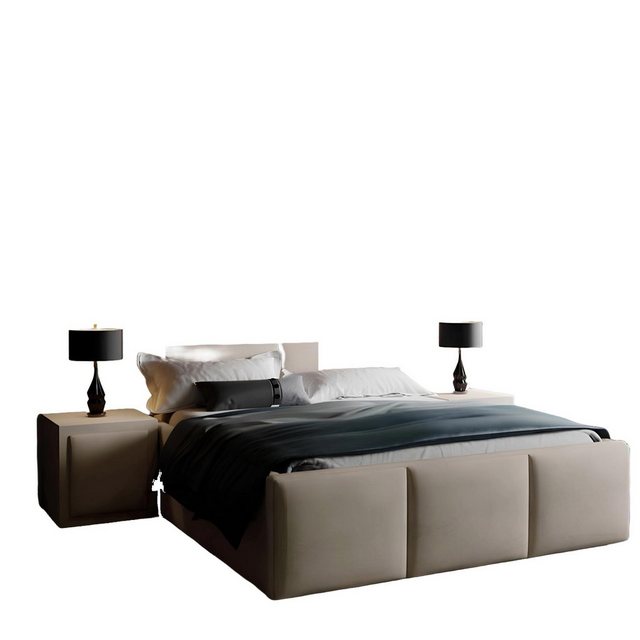 JVmoebel Bett Doppelbett Bett Polster Betten Design Schlafzimmer Möbel (Bet günstig online kaufen