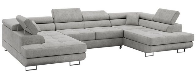 MKS MÖBEL Ecksofa GUSTAW U, Set, Wohnzimmer - Wohnlandschaft, U-Form Couch günstig online kaufen