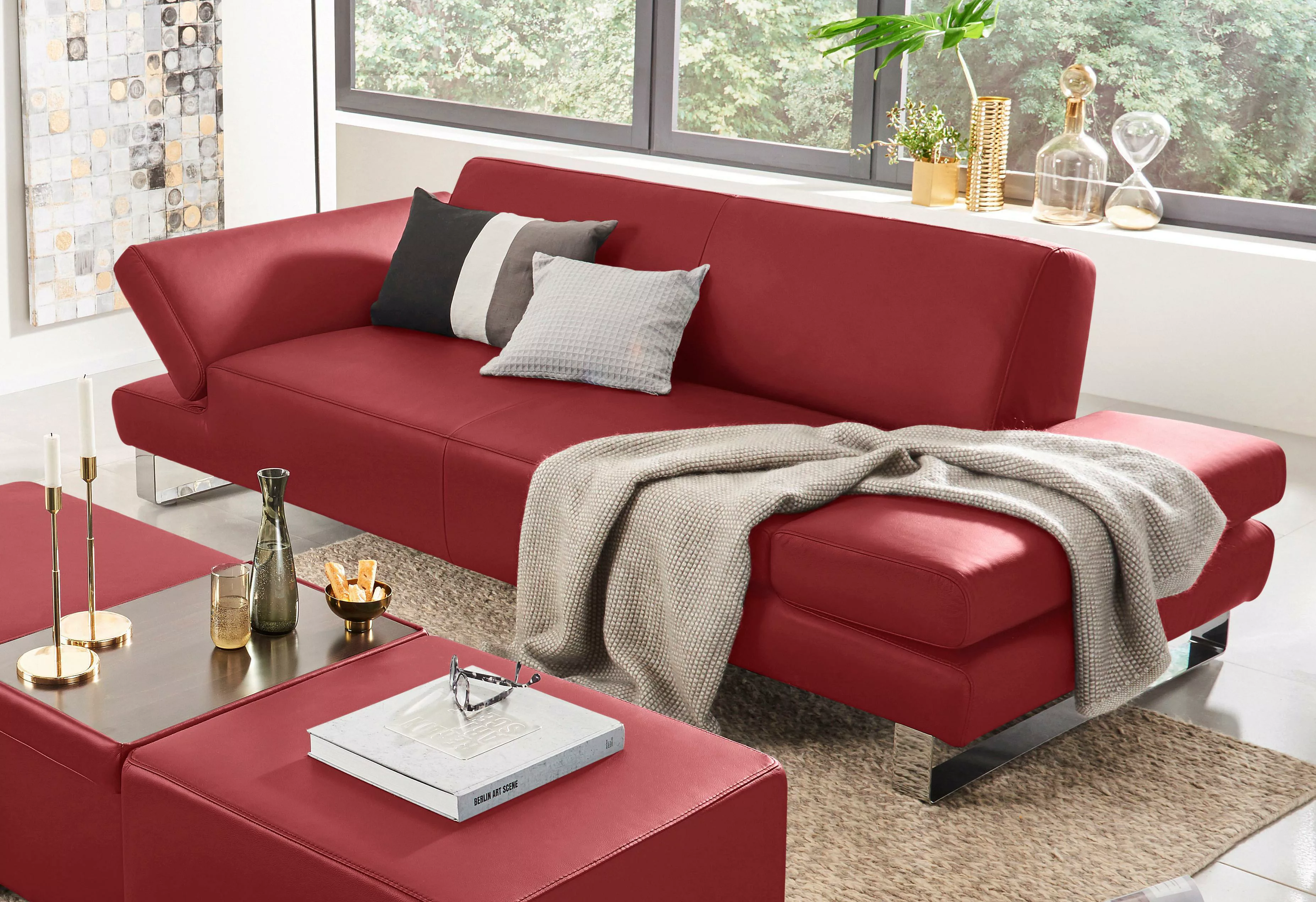 W.SCHILLIG 2-Sitzer "taboo Designsofa mit hohem Sitzkomfort", mit Normaltie günstig online kaufen
