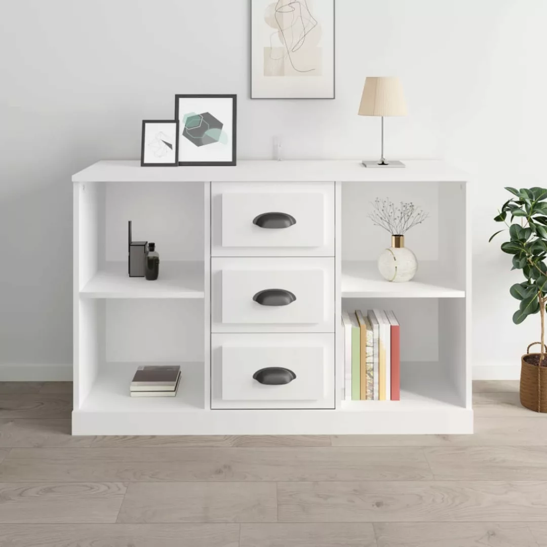 Vidaxl Sideboard Weiß 104,5x35,5x67,5 Cm Holzwerkstoff günstig online kaufen