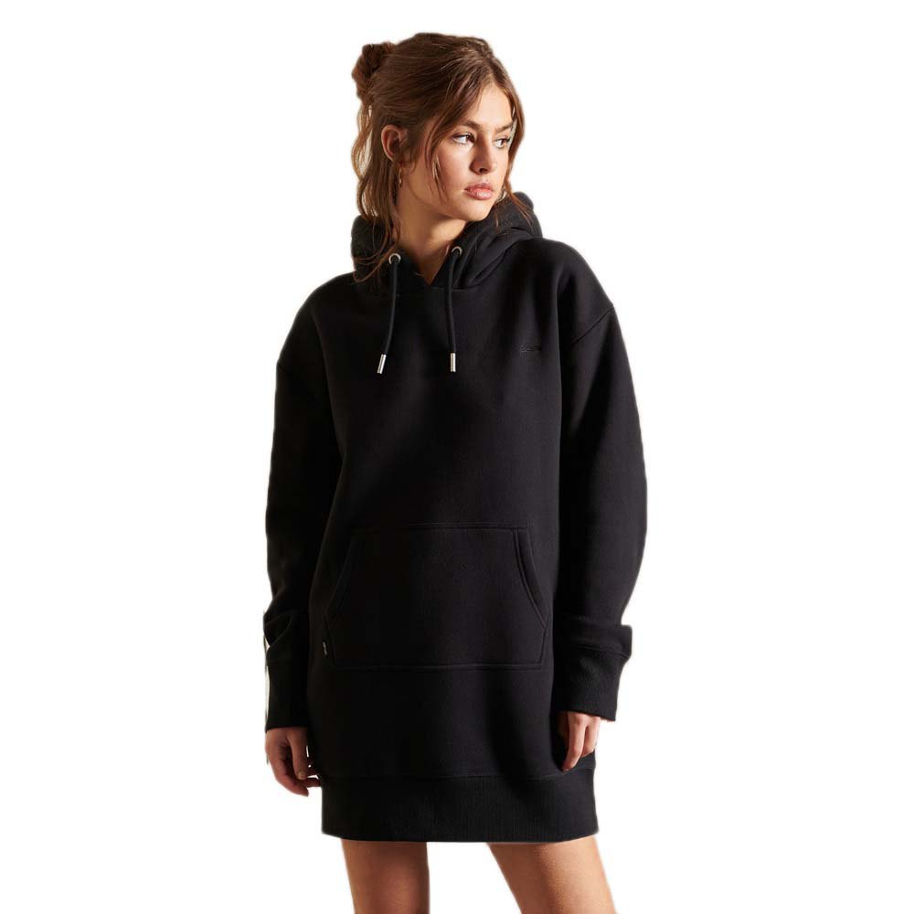 Superdry Vle Relaxed Os Hood Kurzes Kleid M-L Black günstig online kaufen