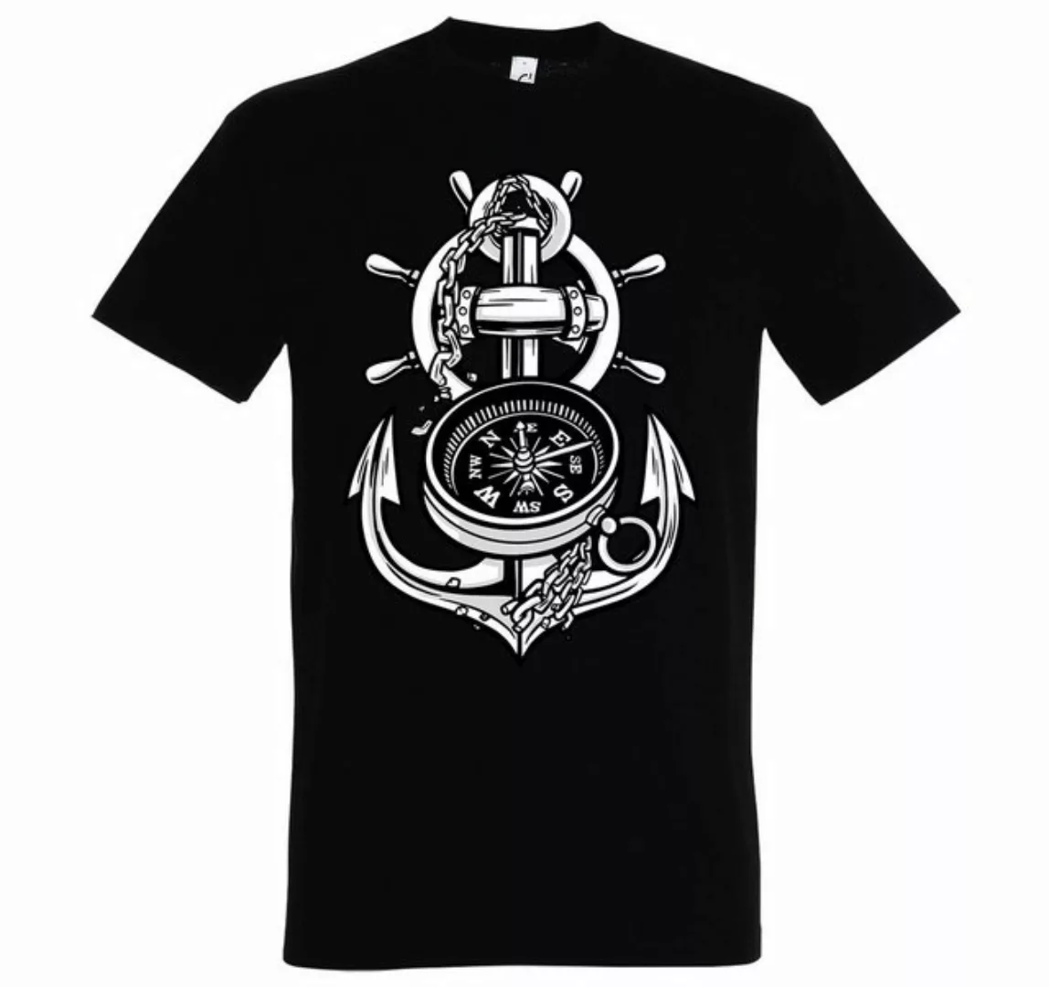 Youth Designz T-Shirt Anker Kompass Herren Shirt mit trendigem Frontprint günstig online kaufen