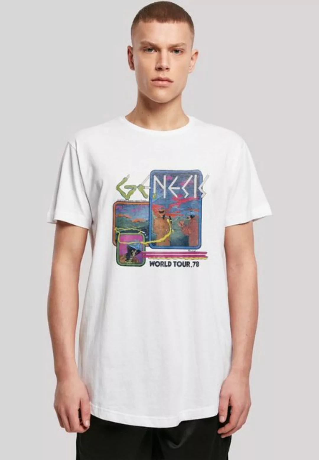 F4NT4STIC T-Shirt Genesis World Tour 78' Print günstig online kaufen