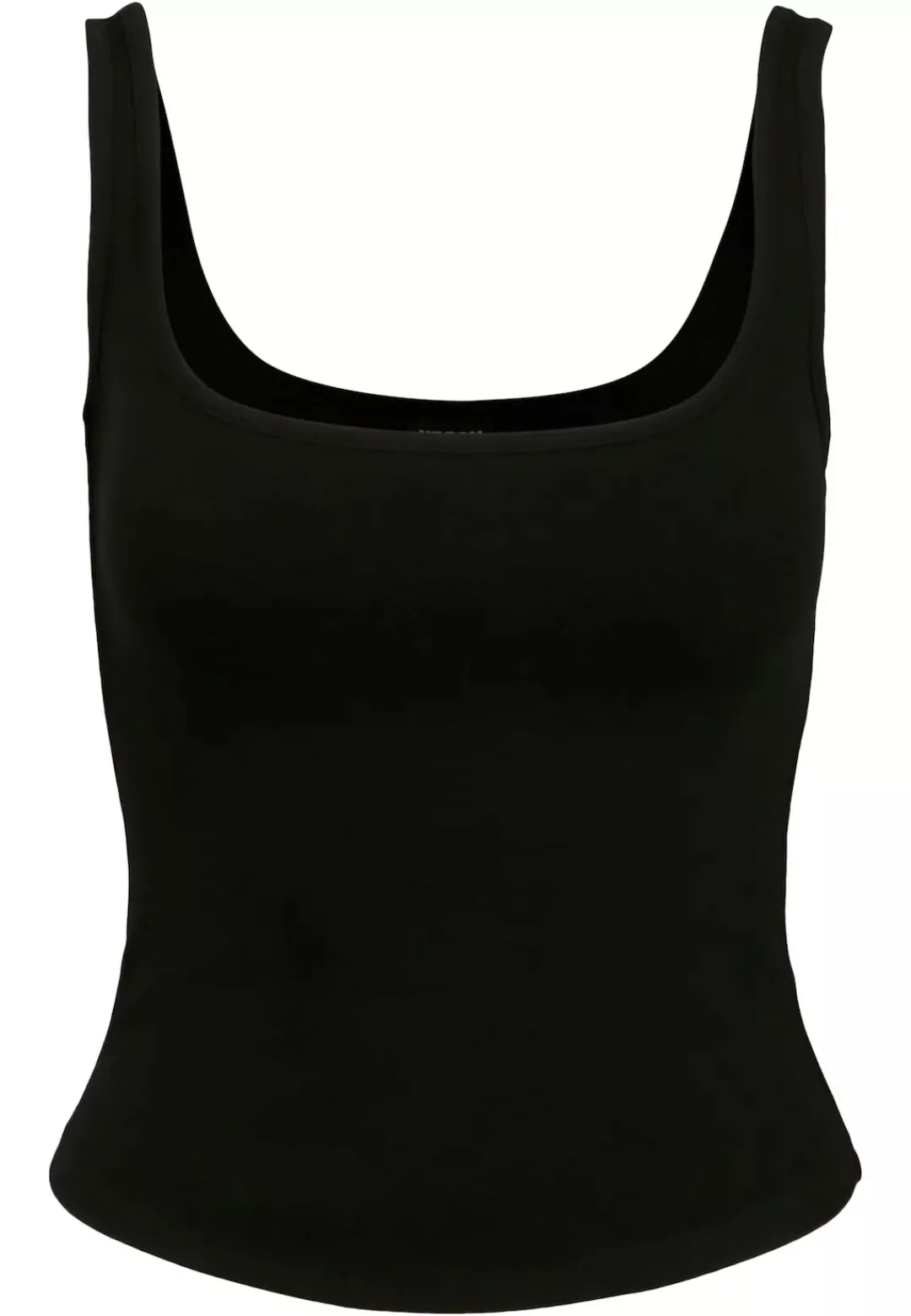 URBAN CLASSICS Muskelshirt "Urban Classics Damen Ladies Wide Neck Top" günstig online kaufen