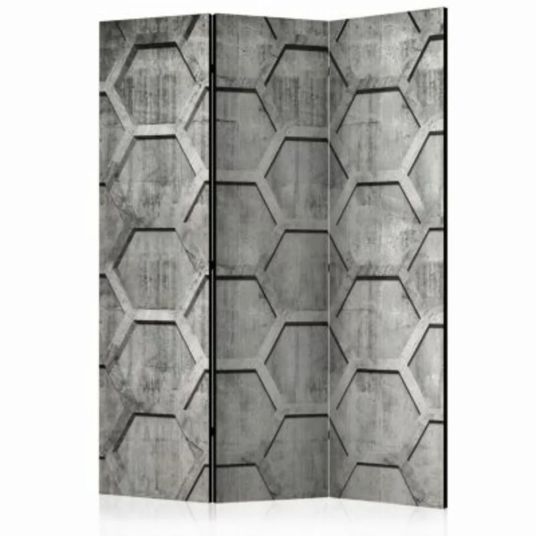artgeist Paravent Platinum cubes [Room Dividers] grau Gr. 135 x 172 günstig online kaufen