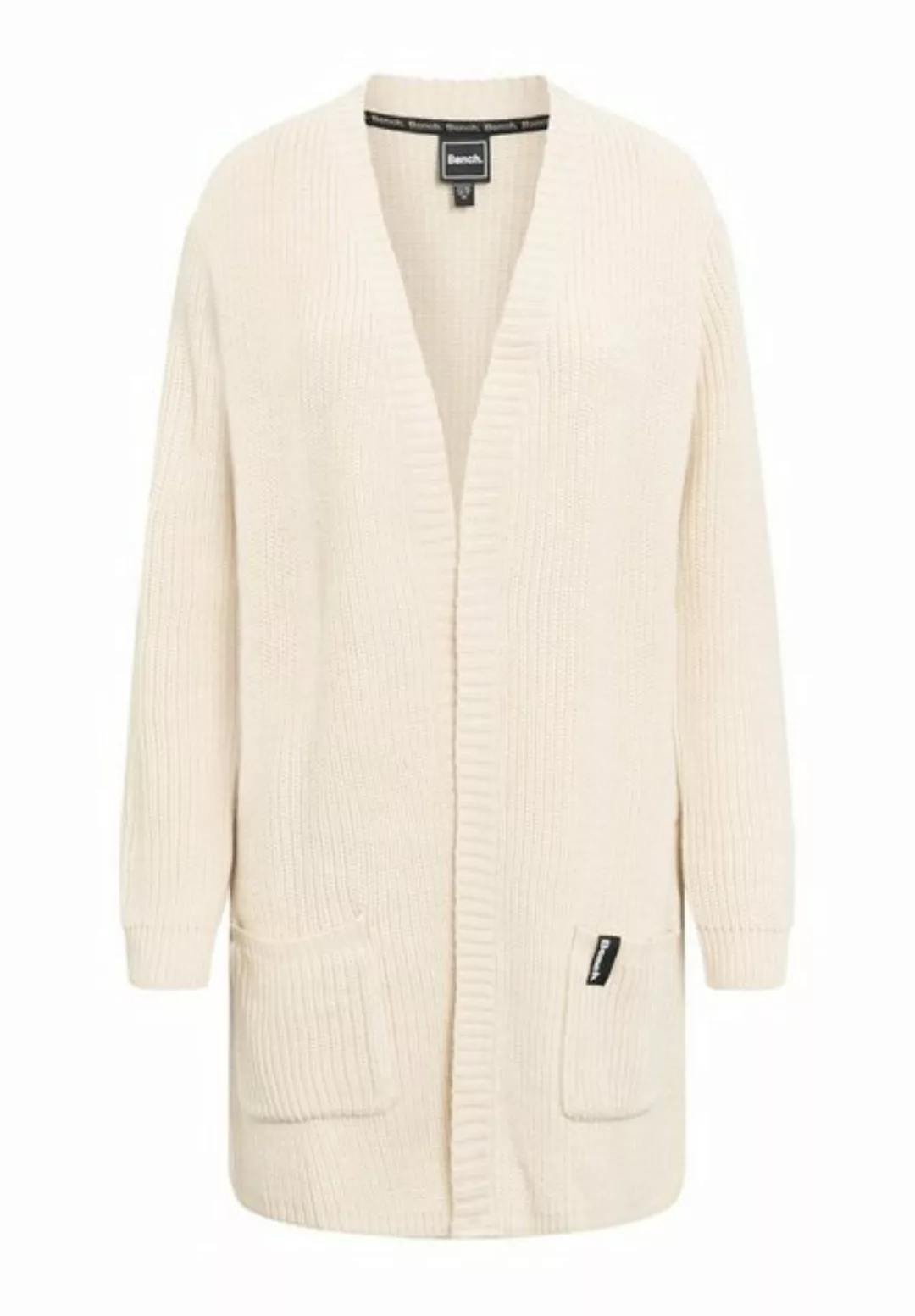 Bench. Longstrickjacke Cardigan Damen Asteria Oatmeal Marl günstig online kaufen