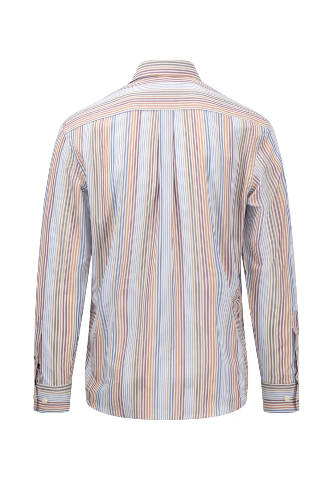 FYNCH-HATTON Langarmhemd mit Multicolor-Streifen günstig online kaufen