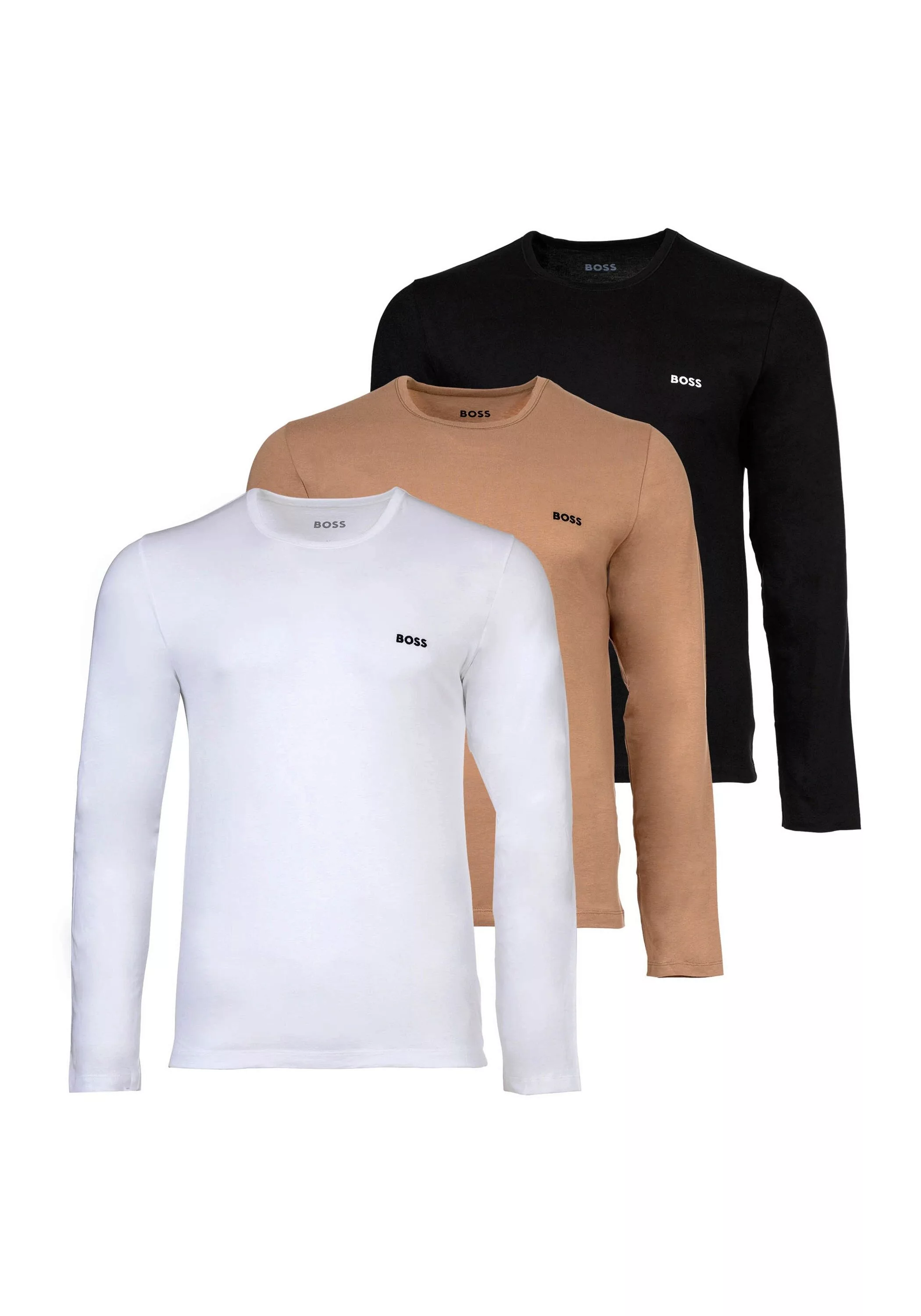 BOSS Longsleeve "Longsleeve LS ShirtRN 3P Classic 3er Pack" günstig online kaufen