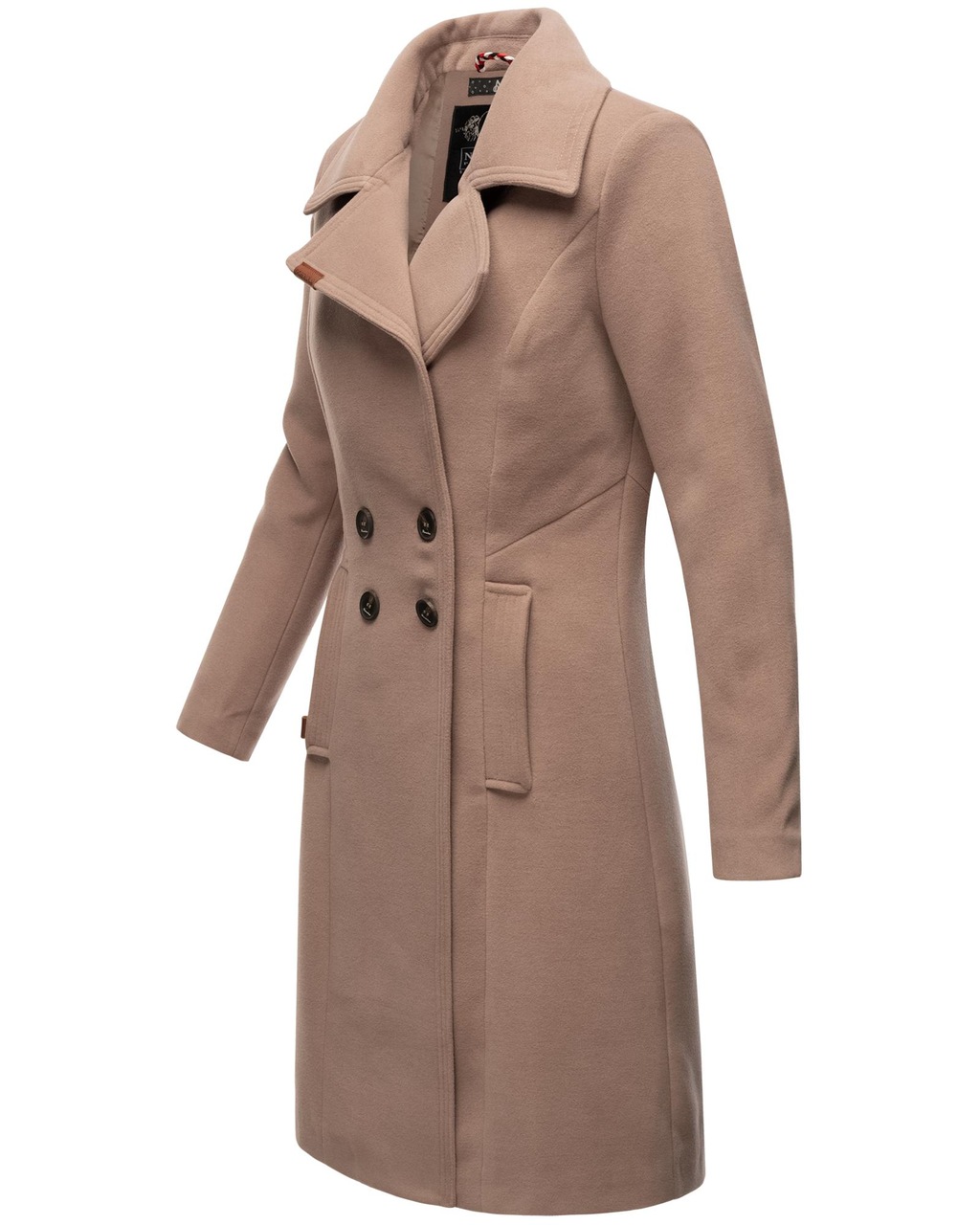 Navahoo Wintermantel "Wooly", edler Damen Trenchcoat in Wollmantel-Optik günstig online kaufen