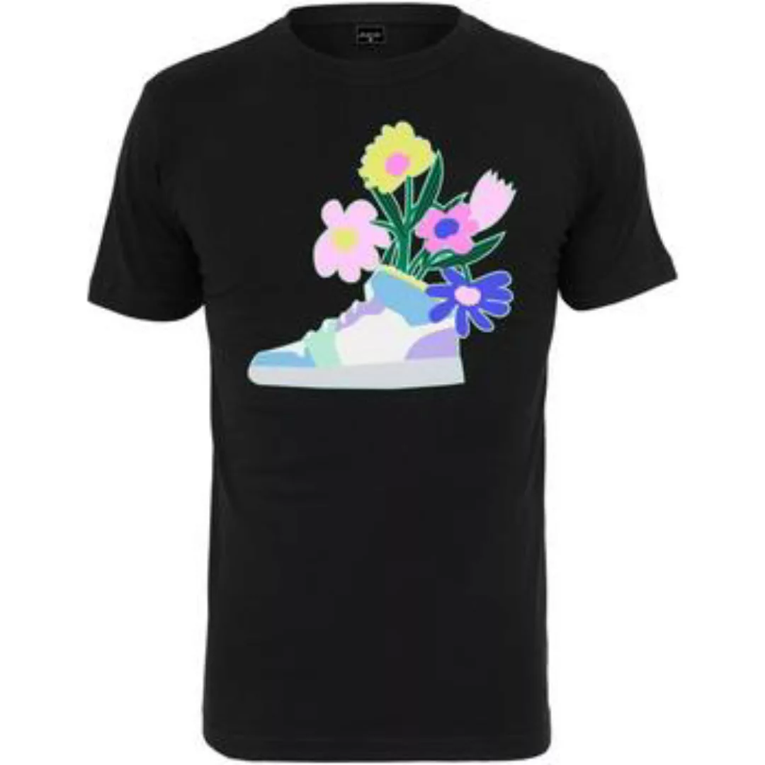 MisterTee T-Shirt "MisterTee Damen Ladies Flower Sneaker Tee" günstig online kaufen