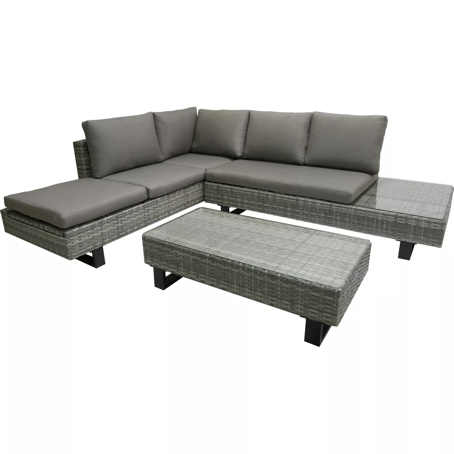 Garden Pleasure Gartenlounge-Set ", Lounge-Eckgruppe "CADIZ"", (3 tlg.), 2 günstig online kaufen